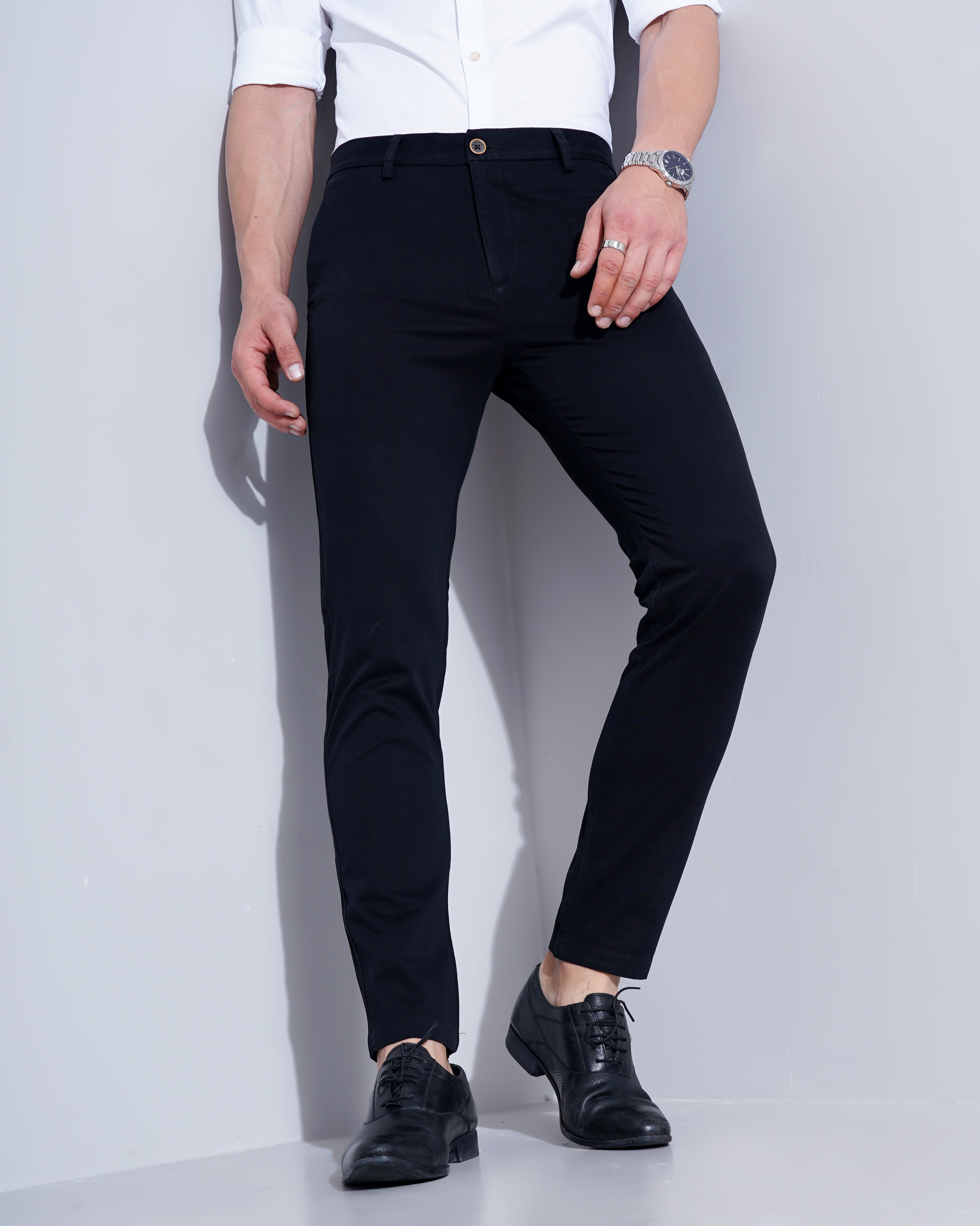 Slim Fit Flat-Front Chinos