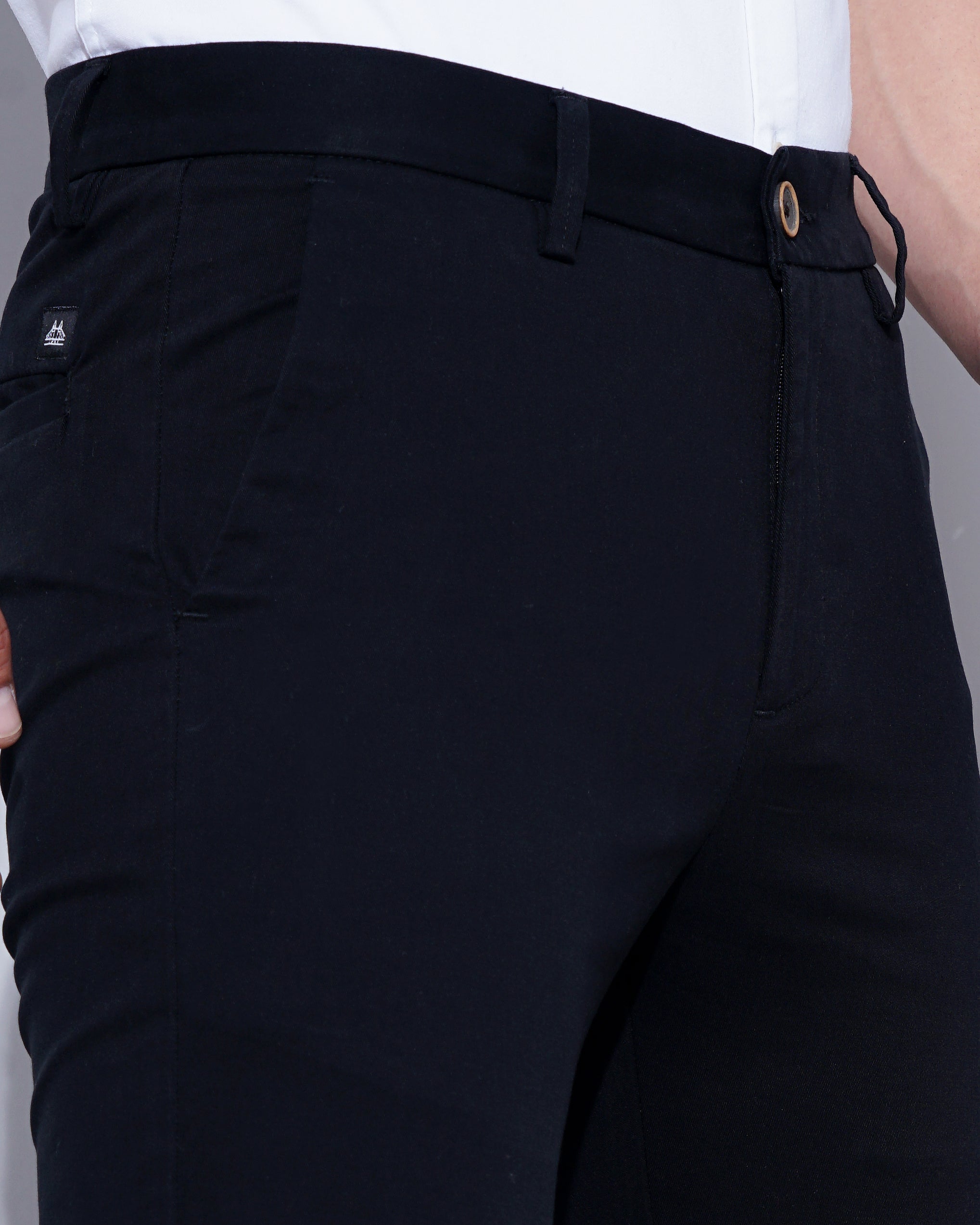Slim Fit Flat-Front Chinos