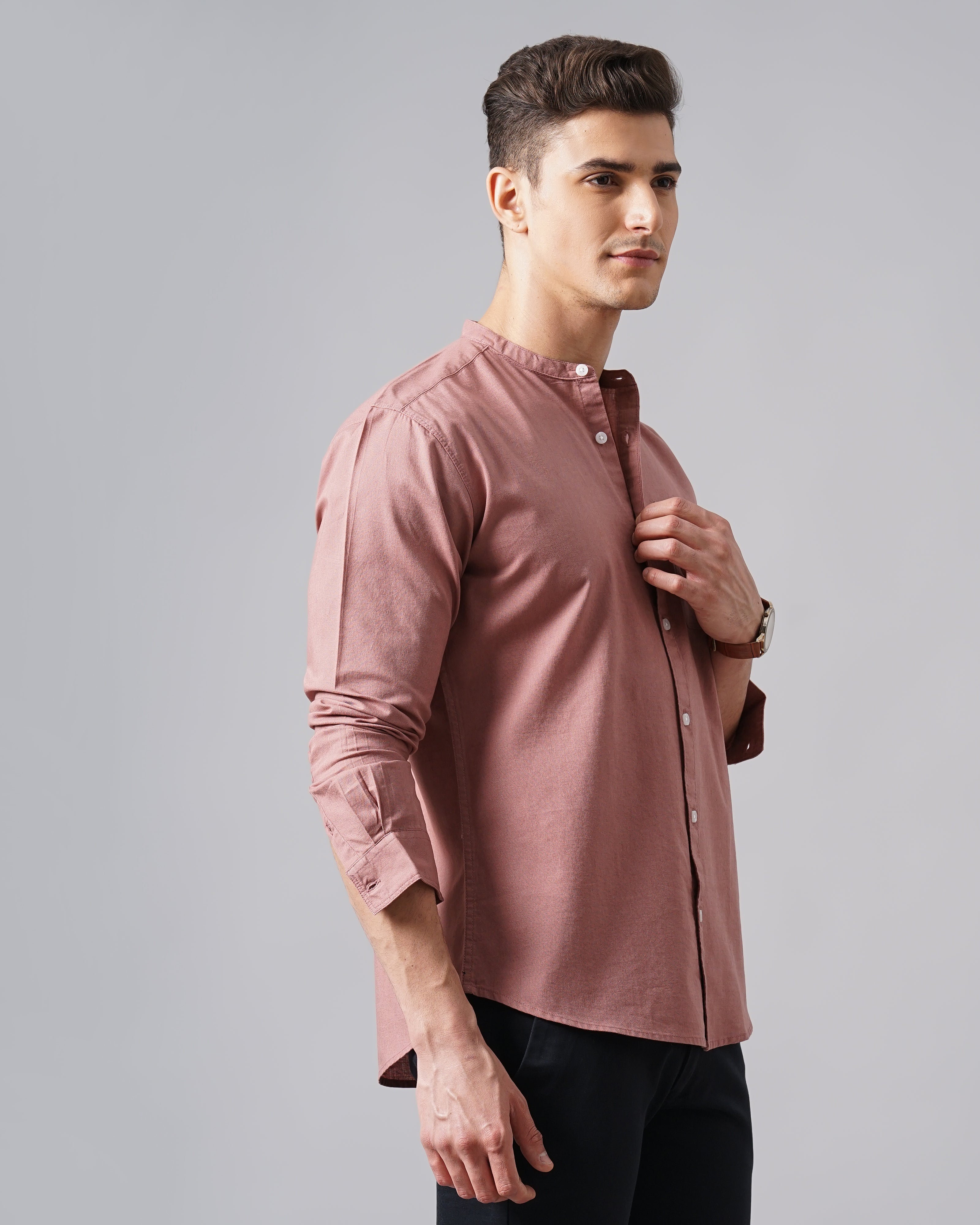 Men's Solid Casual Shirt