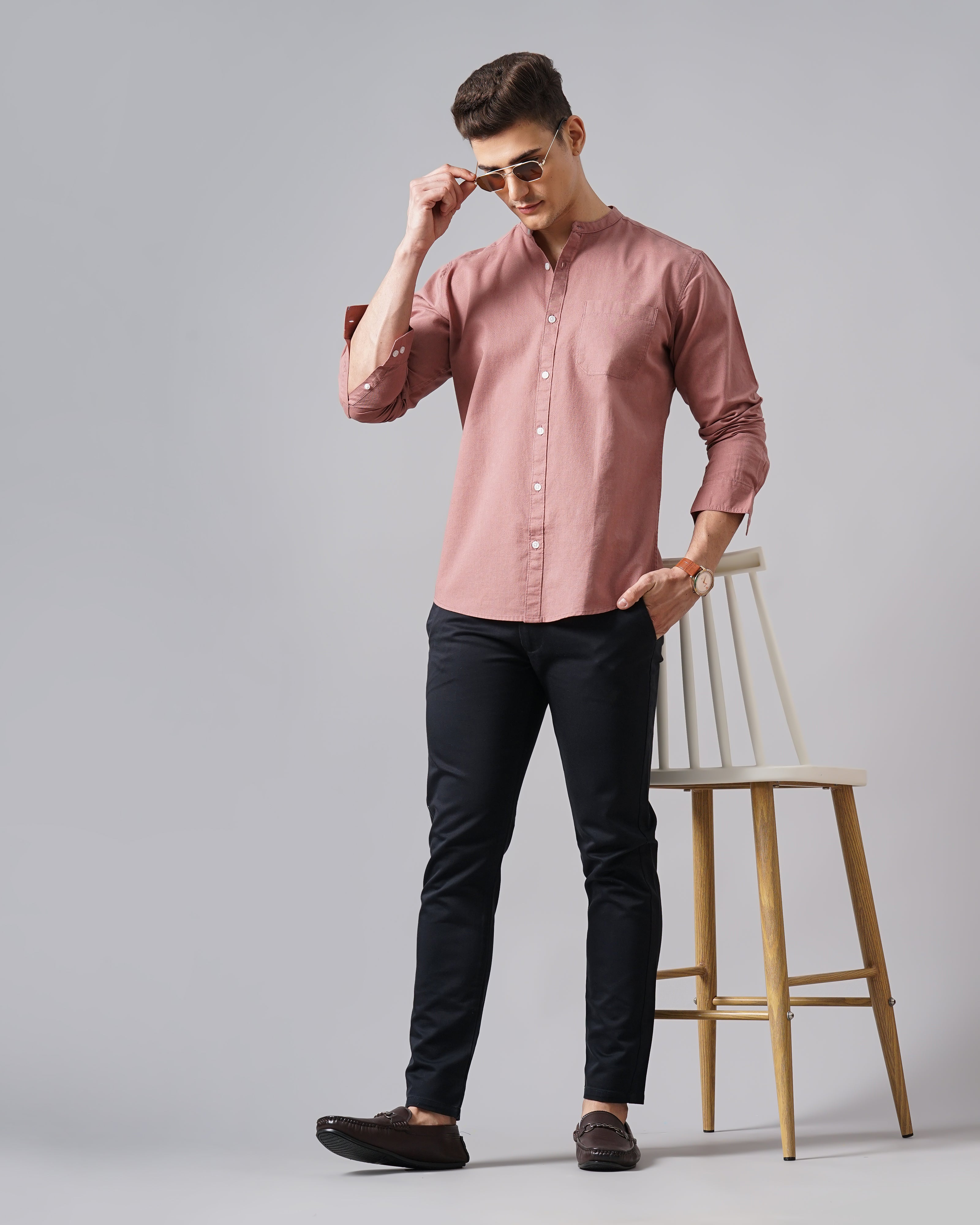 Men's Solid Casual Shirt
