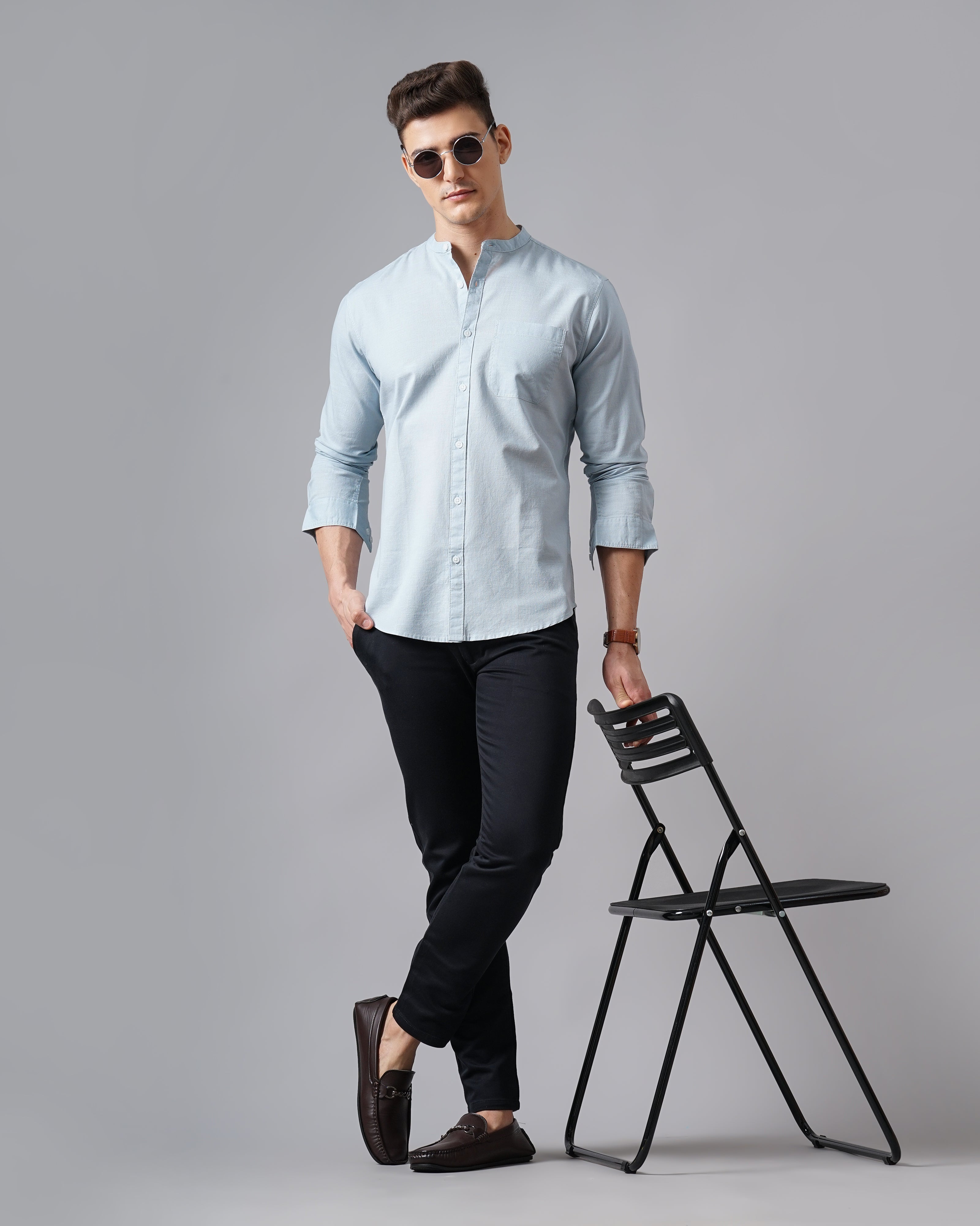 Men's Solid Casual Shirt