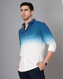 Men Ombre-Dyed Slim Fit Shirt