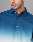Men Ombre-Dyed Slim Fit Shirt