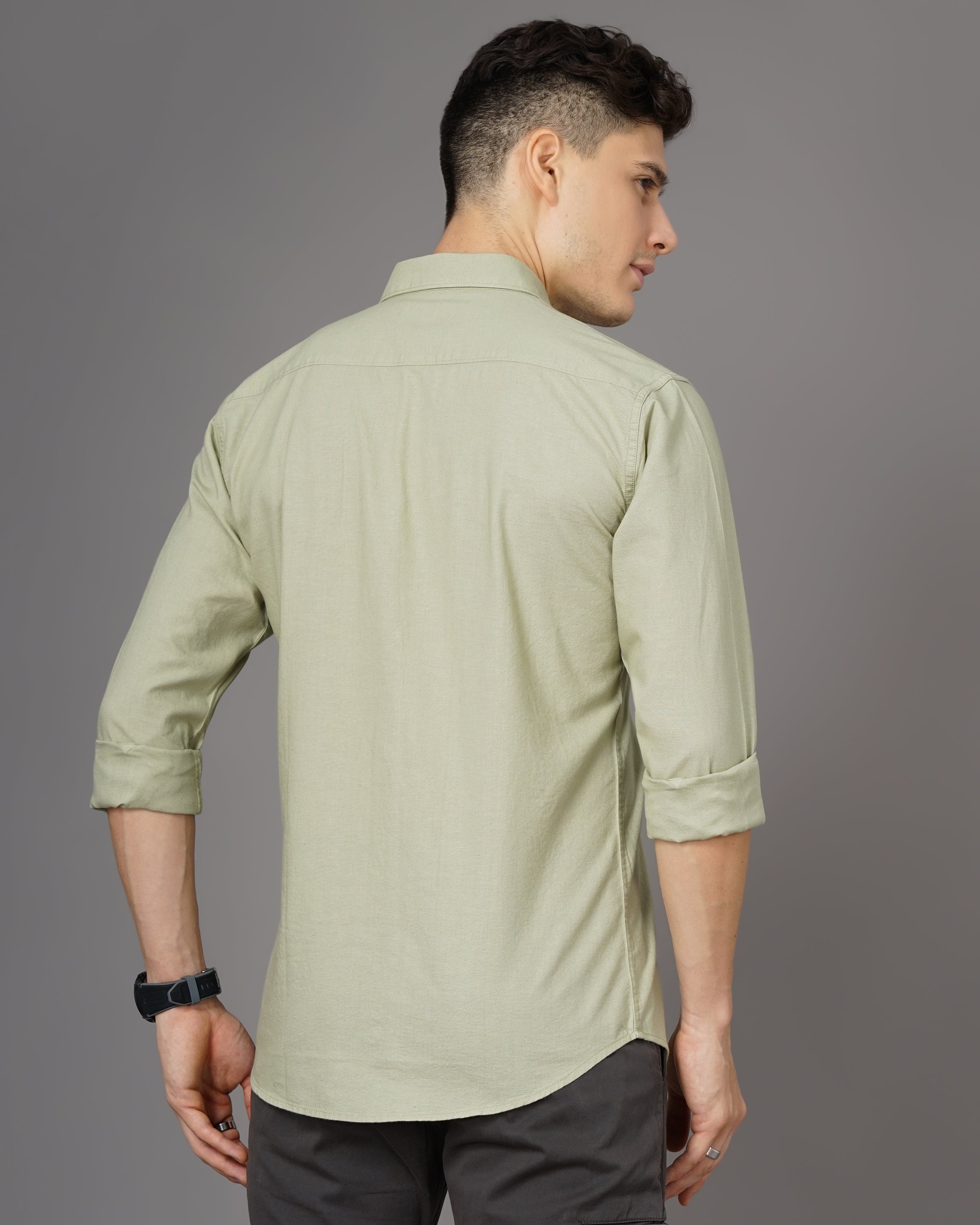 Men's Solid Casual Shirt