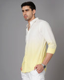 Men Ombre-Dyed Slim Fit Shirt