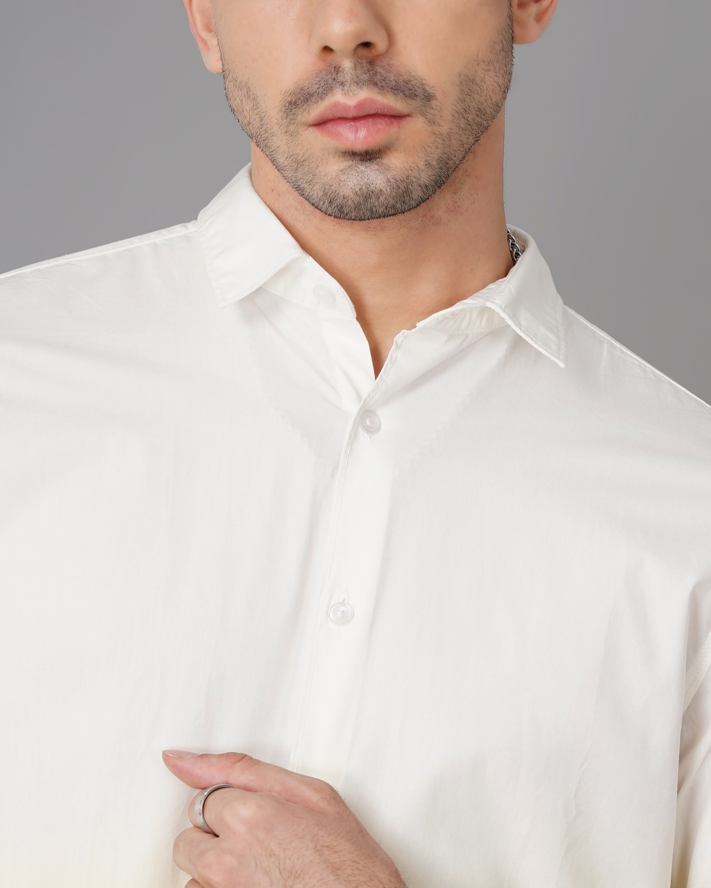 Men Ombre-Dyed Slim Fit Shirt