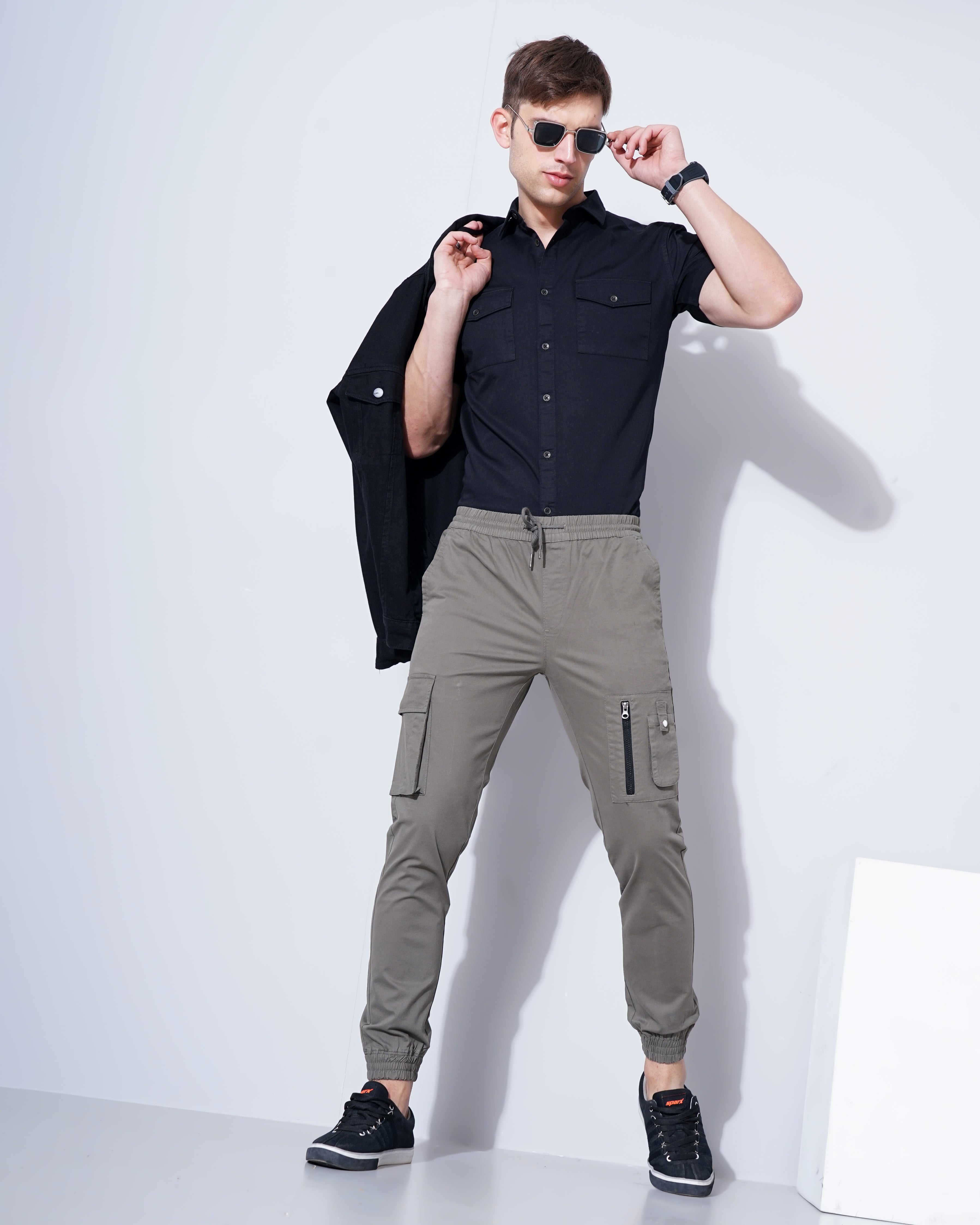 Slim Fit Cargo Joggers