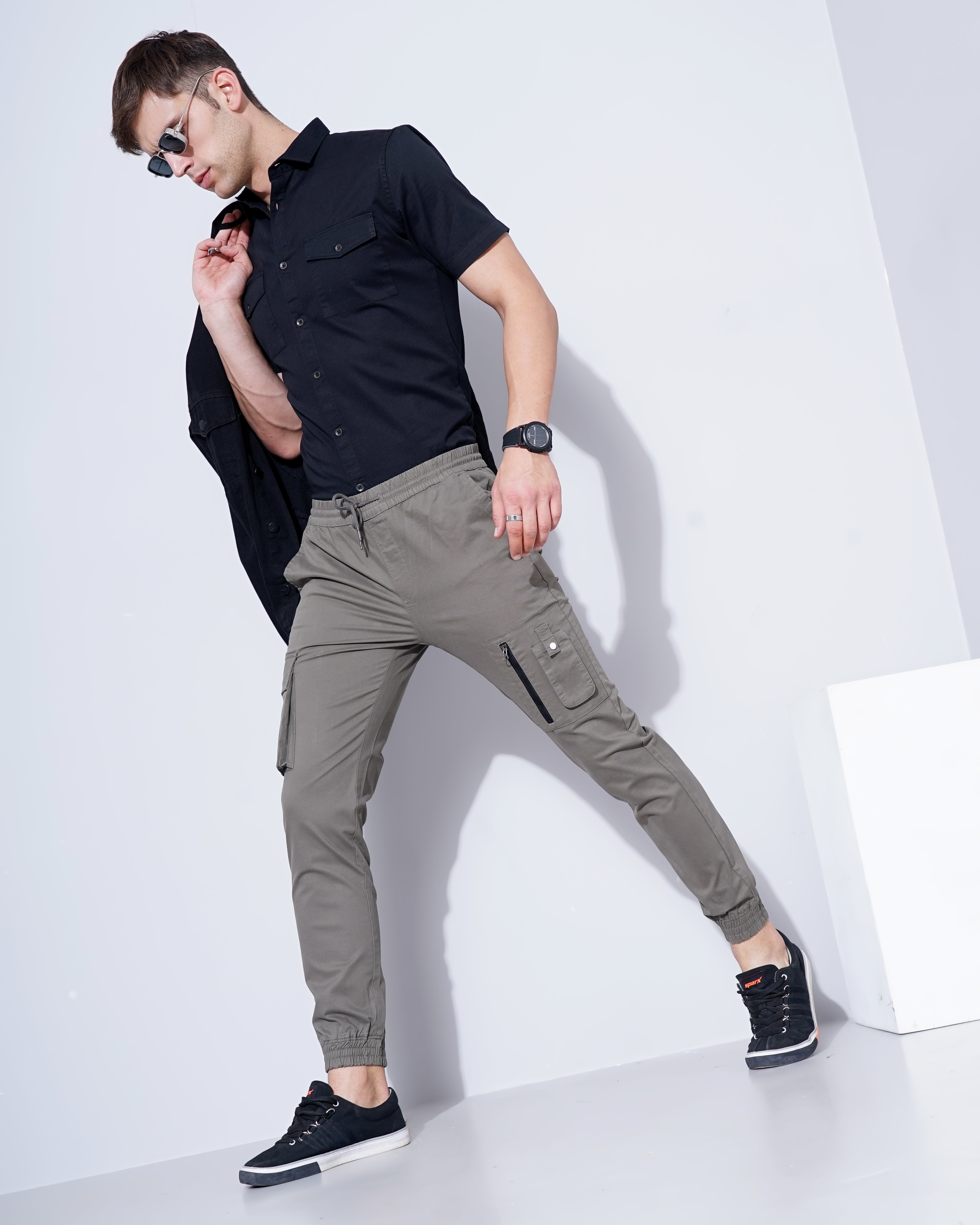 Slim Fit Cargo Joggers