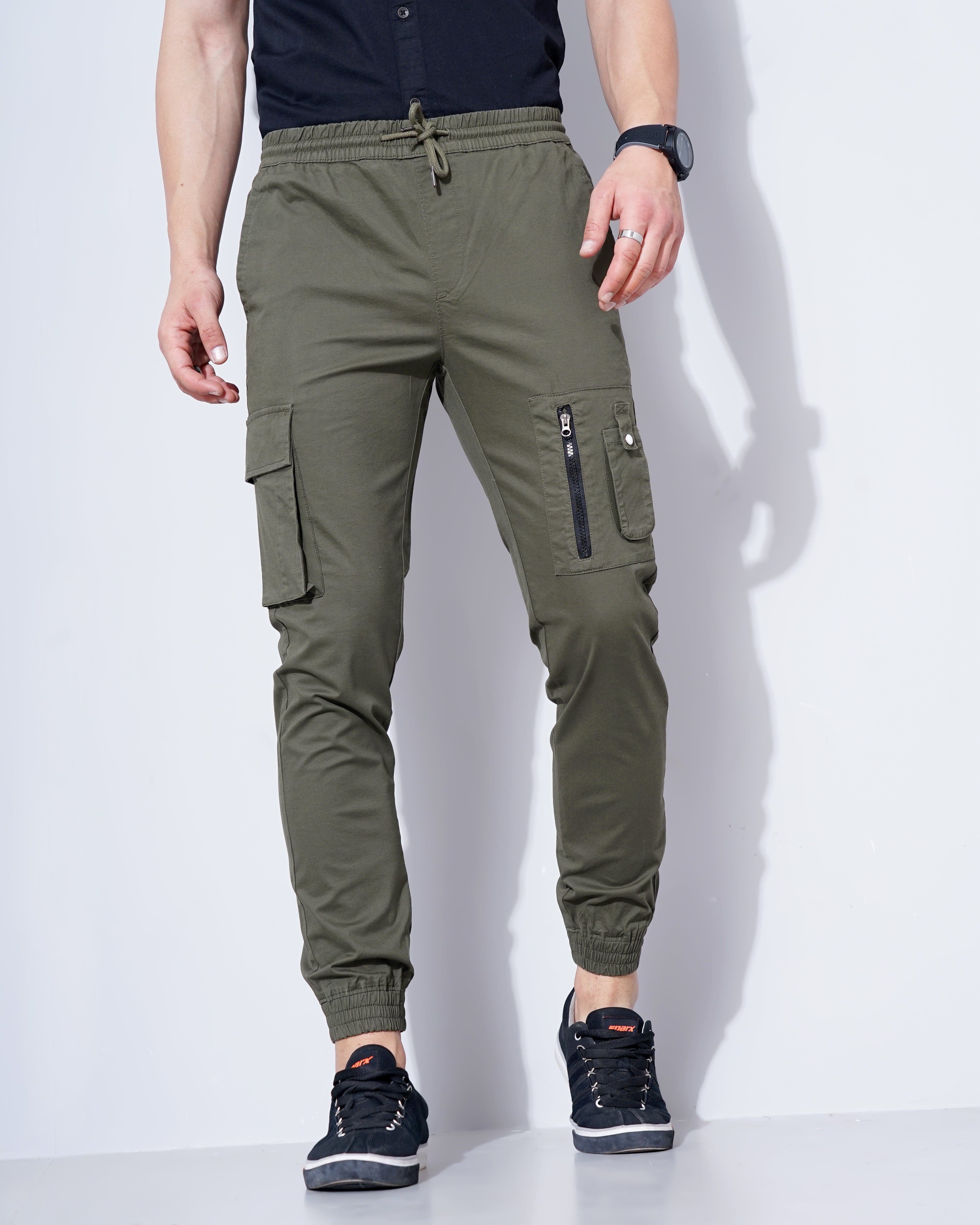 Slim Fit Cargo Joggers