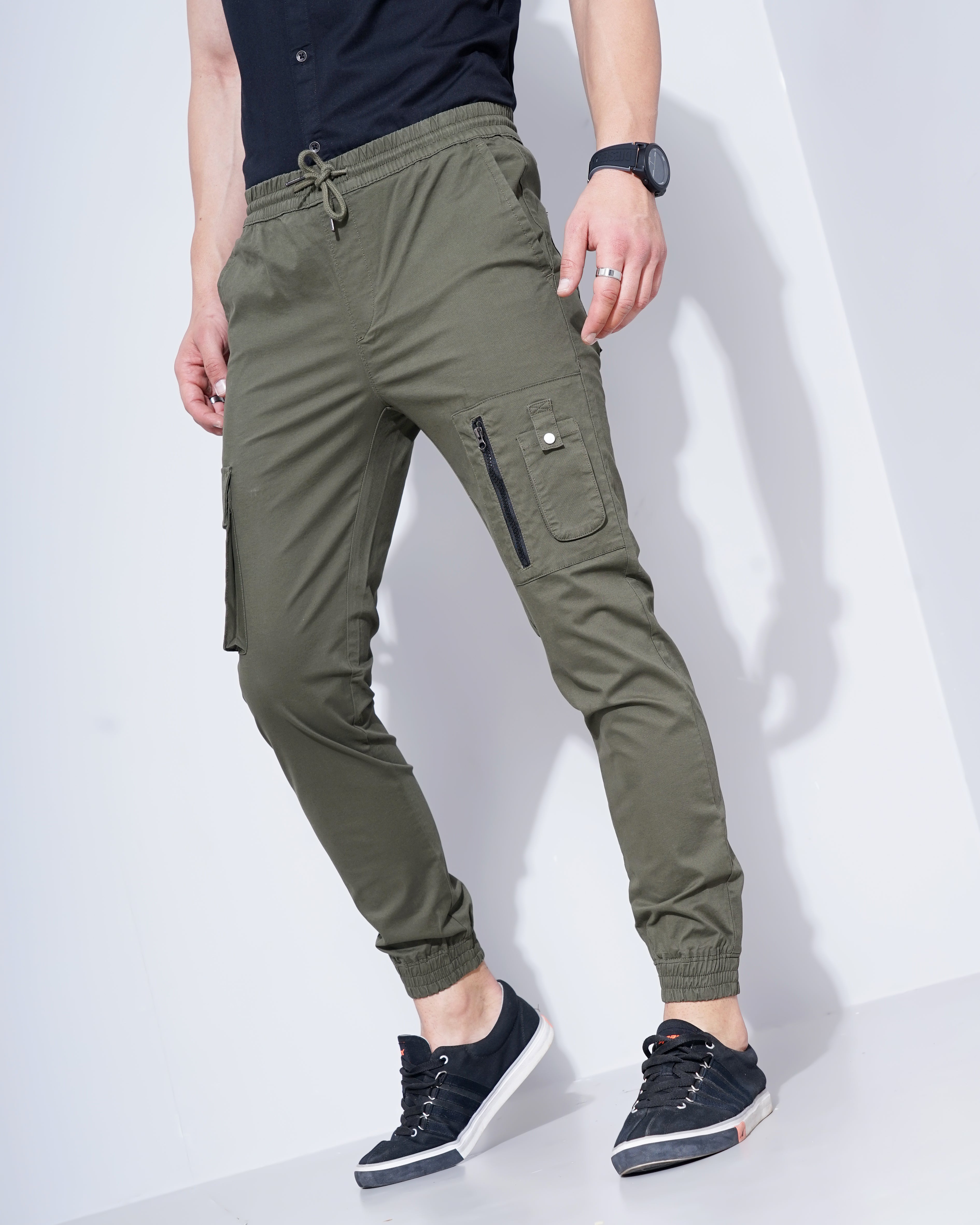 Slim Fit Cargo Joggers