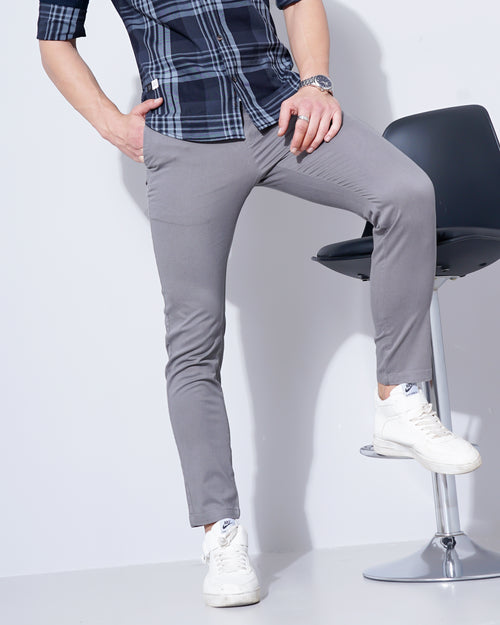 Slim Fit Flat-Front Chinos