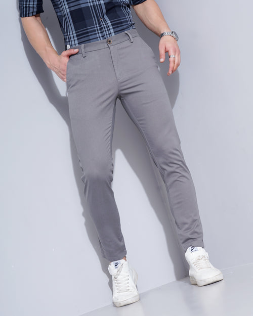 Slim Fit Flat-Front Chinos