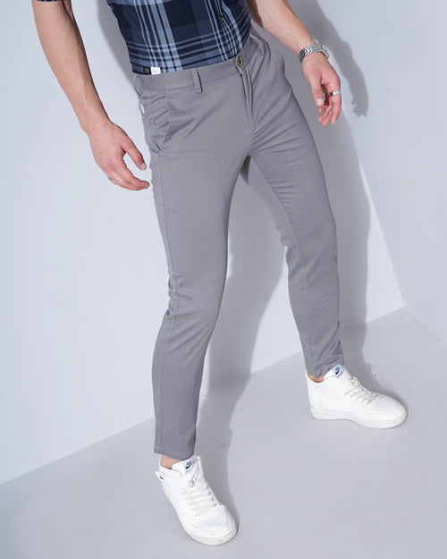 Slim Fit Flat-Front Chinos