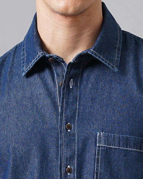 MEN'S OVERSIZED DENIM SHIRT