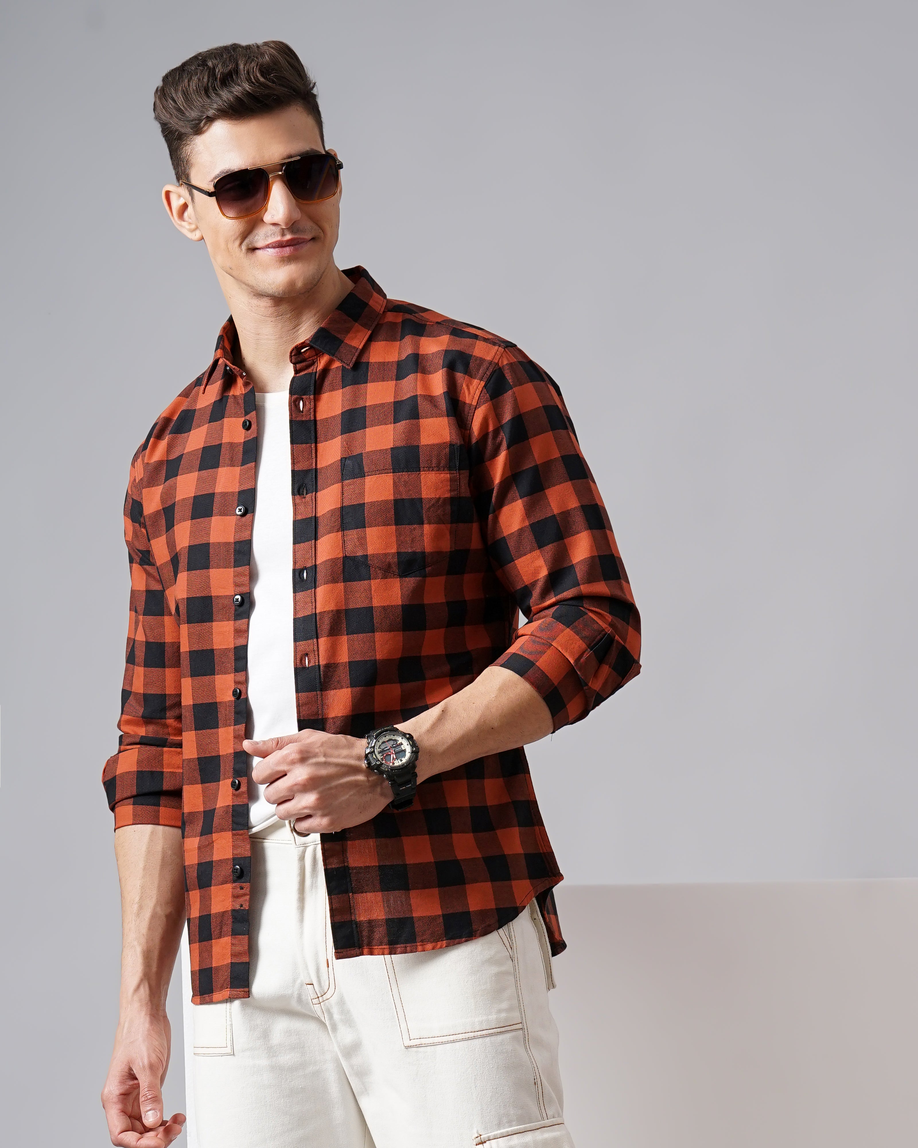 Men's Checks Shirt