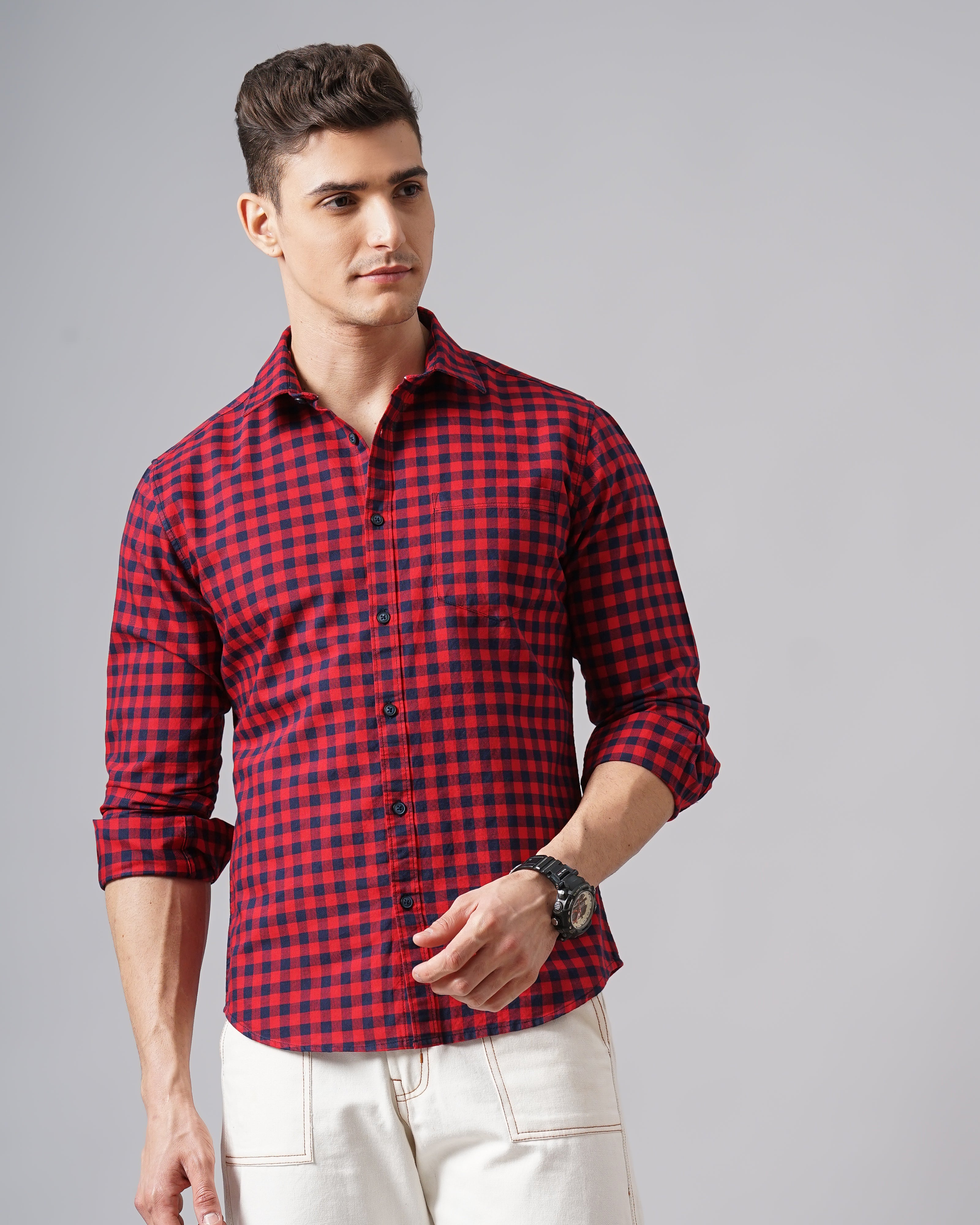 Men's Checks Shirt
