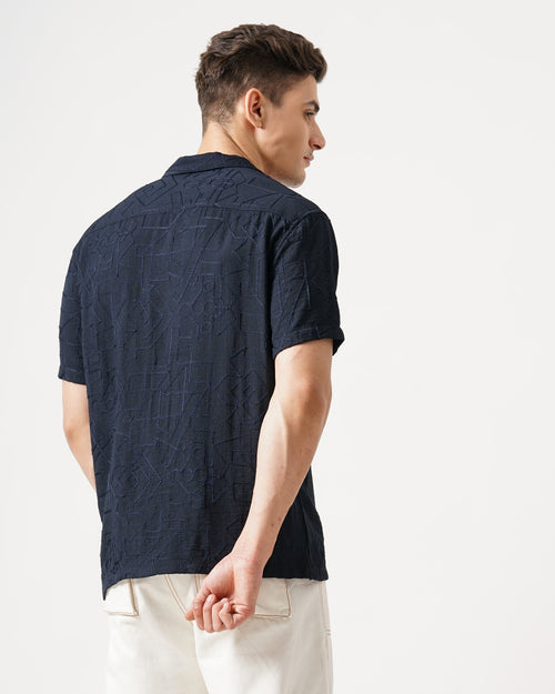 MEN'S SELF DESIGN SHIRT