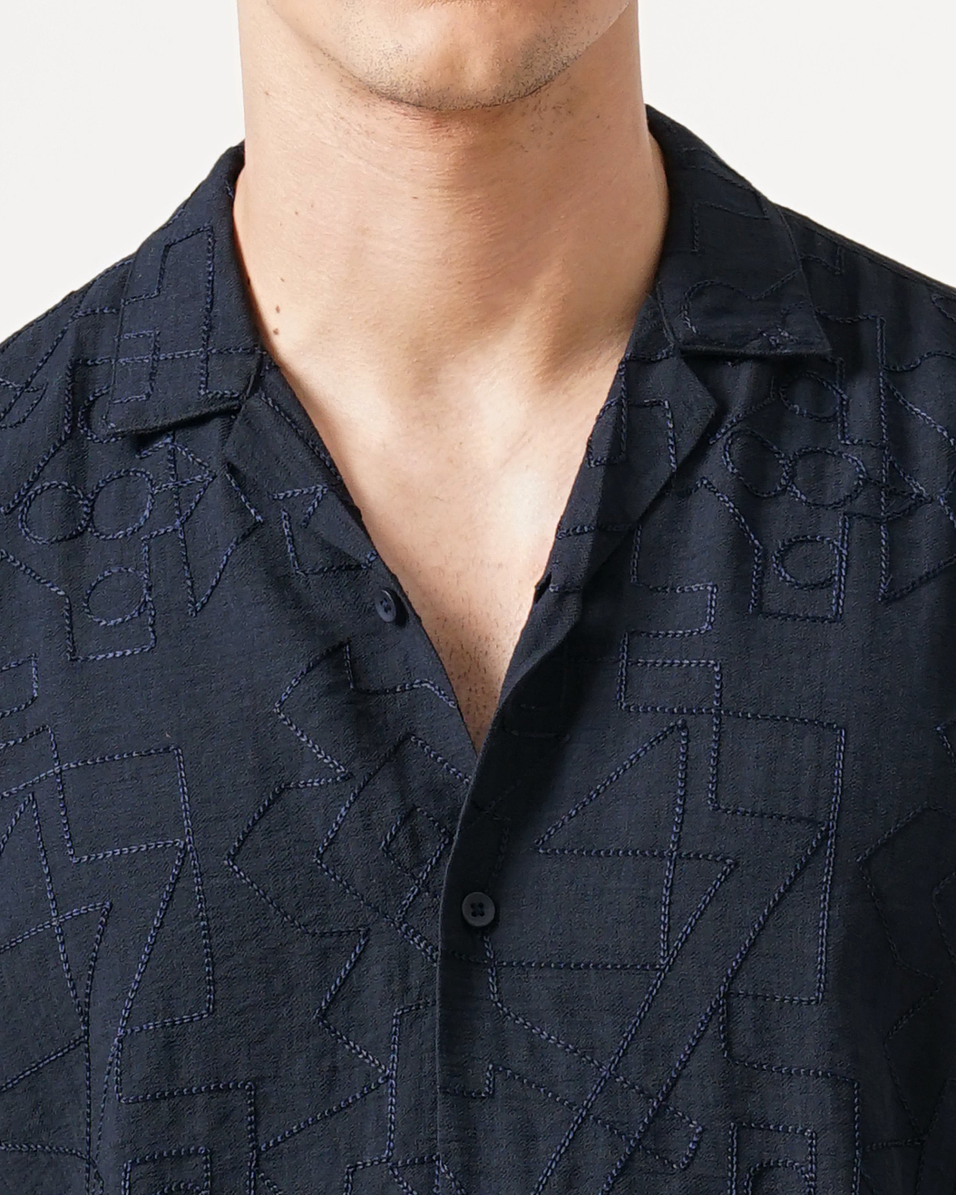 MEN'S SELF DESIGN SHIRT
