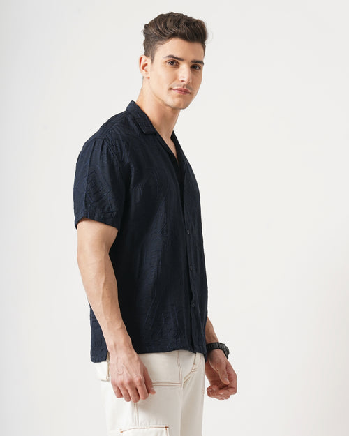MEN'S SELF DESIGN SHIRT