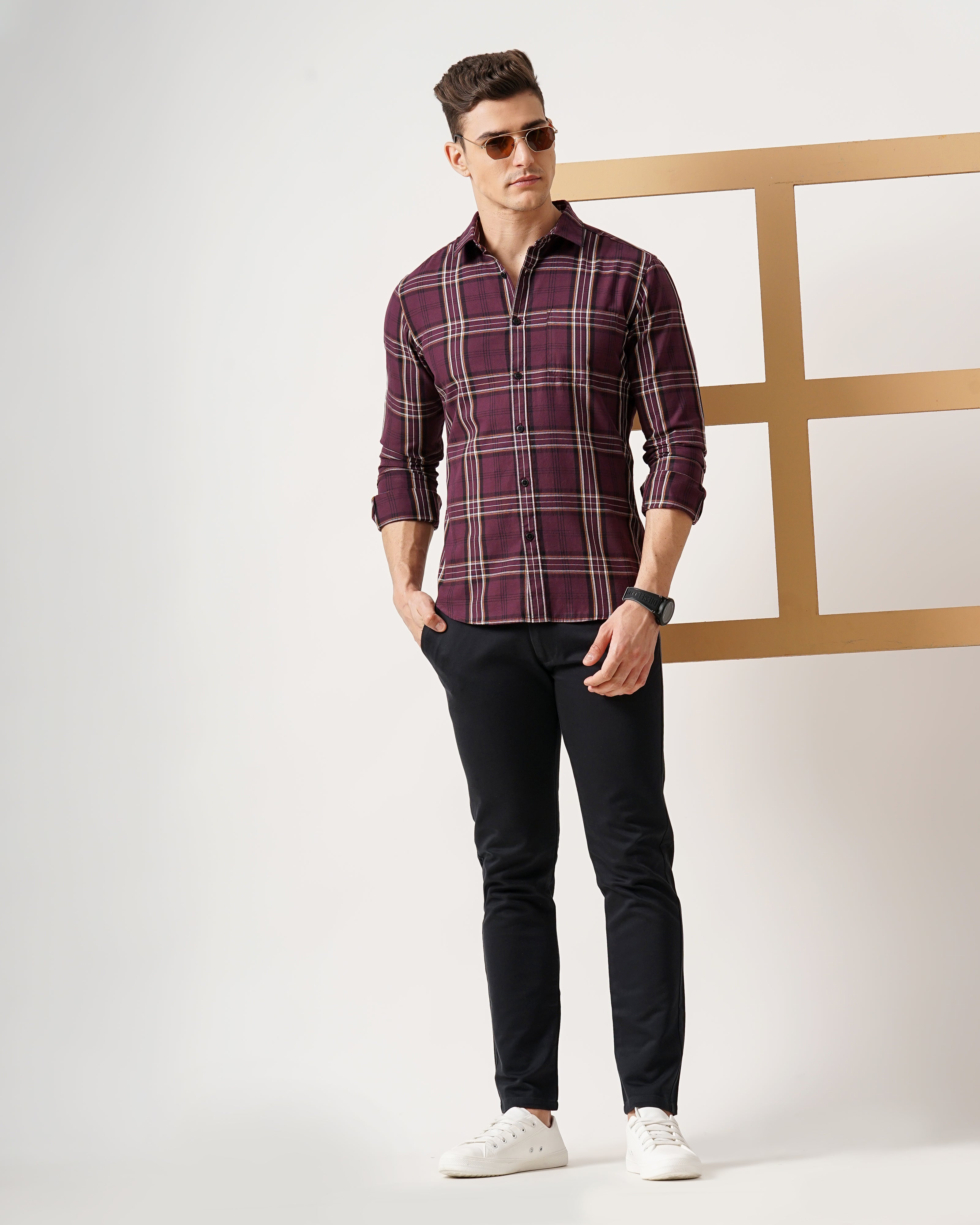 Men's Checks Shirt