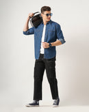 men's denim shirt