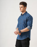 men's denim shirt