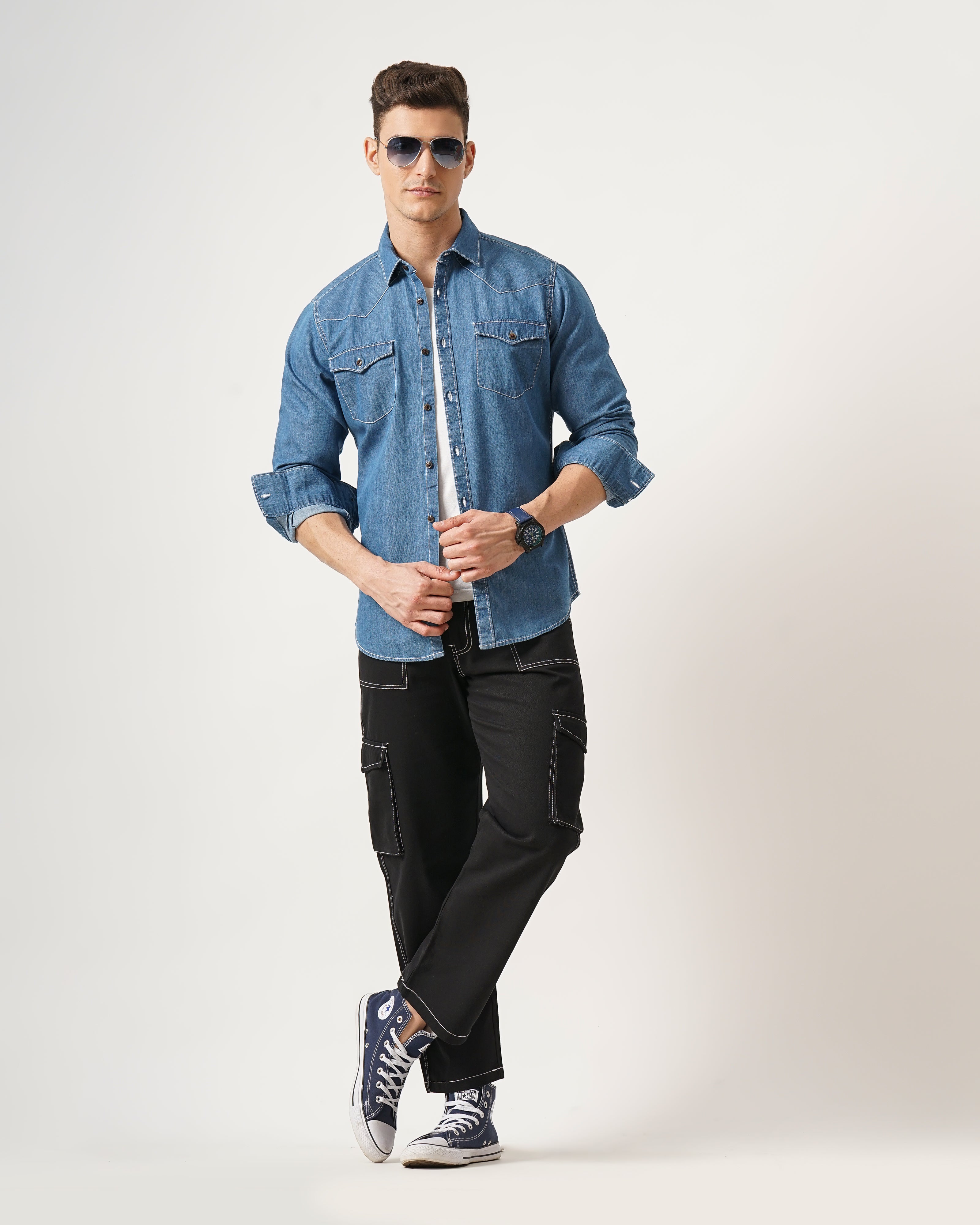 MEN'S DENIM SHIRT