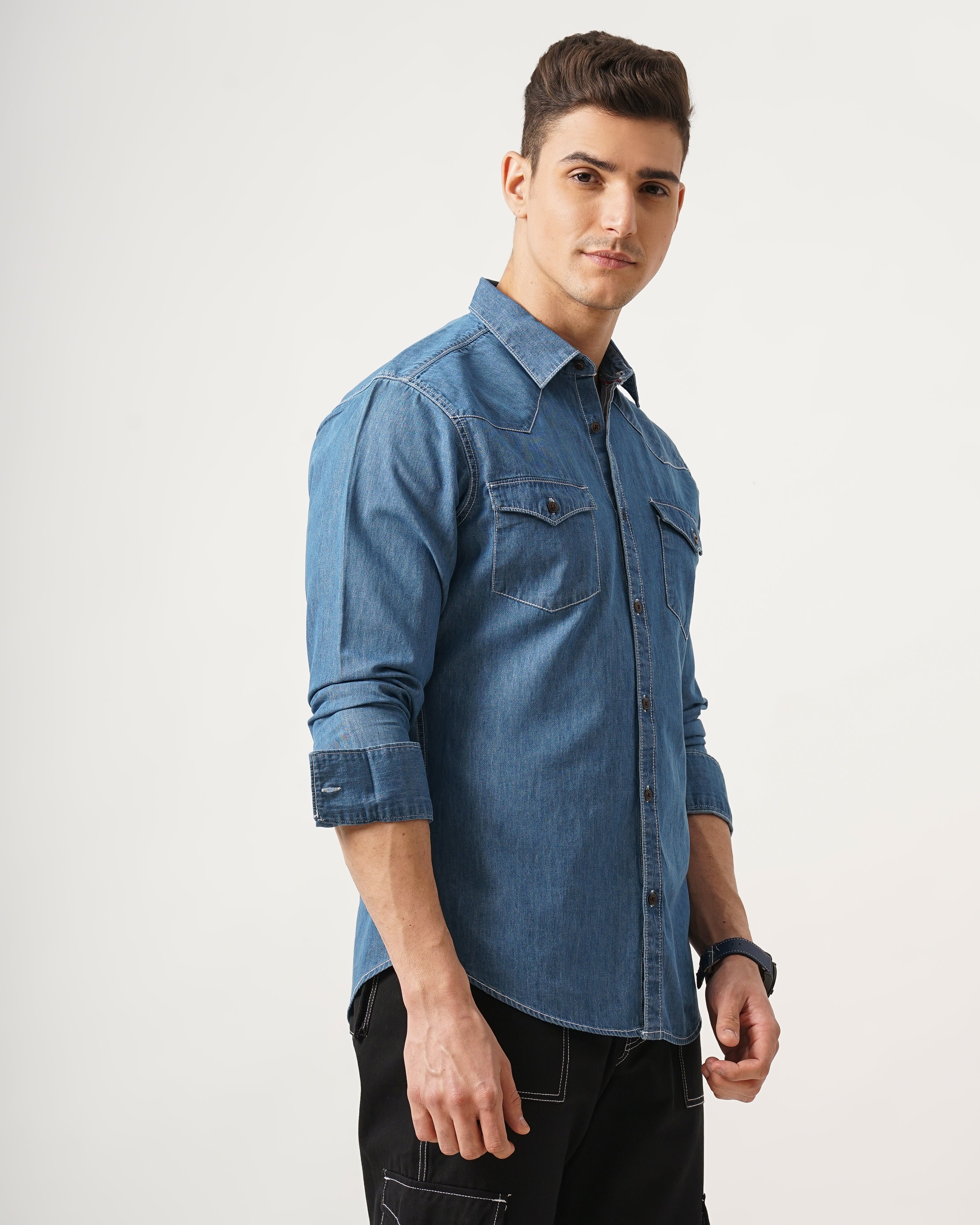 MEN'S DENIM SHIRT