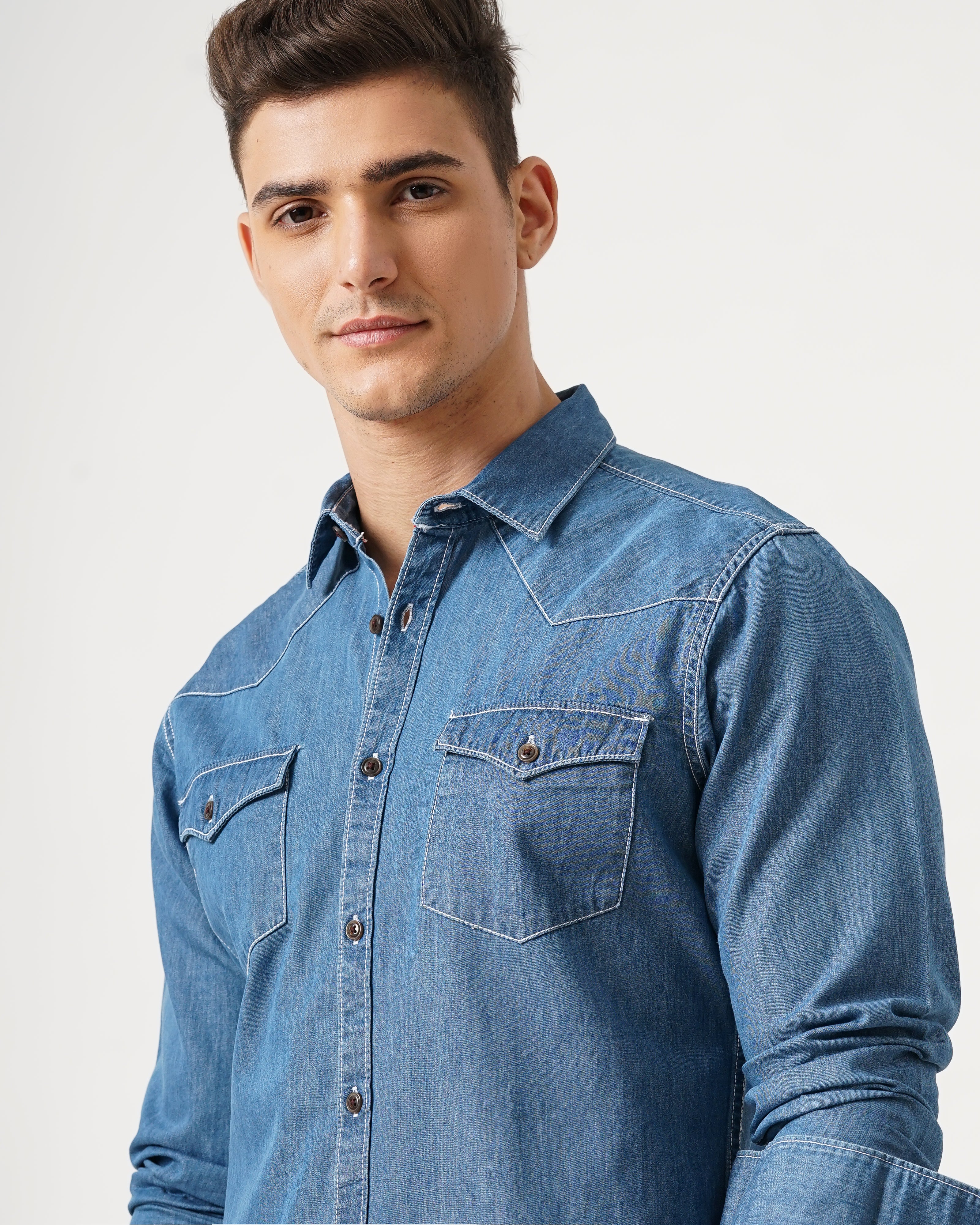 MEN'S DENIM SHIRT