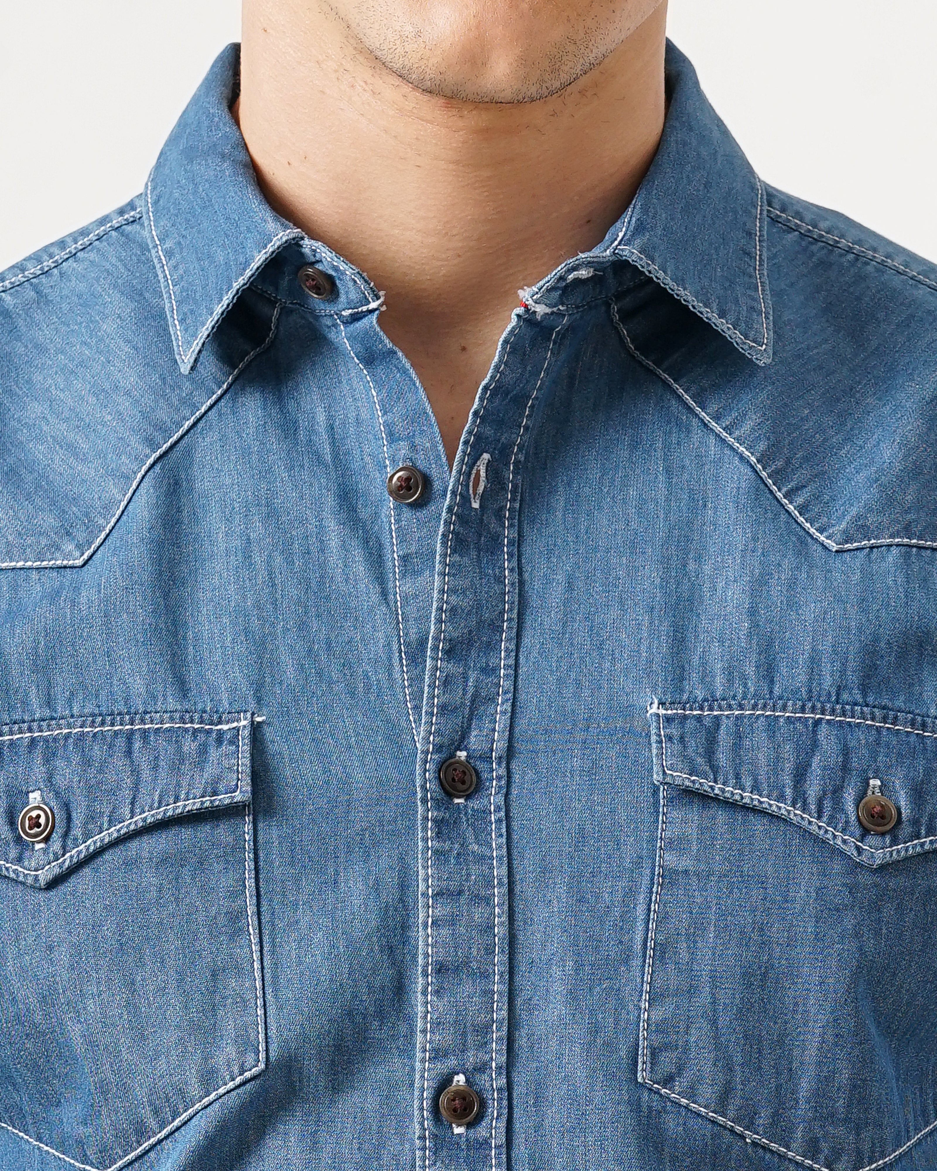 MEN'S DENIM SHIRT
