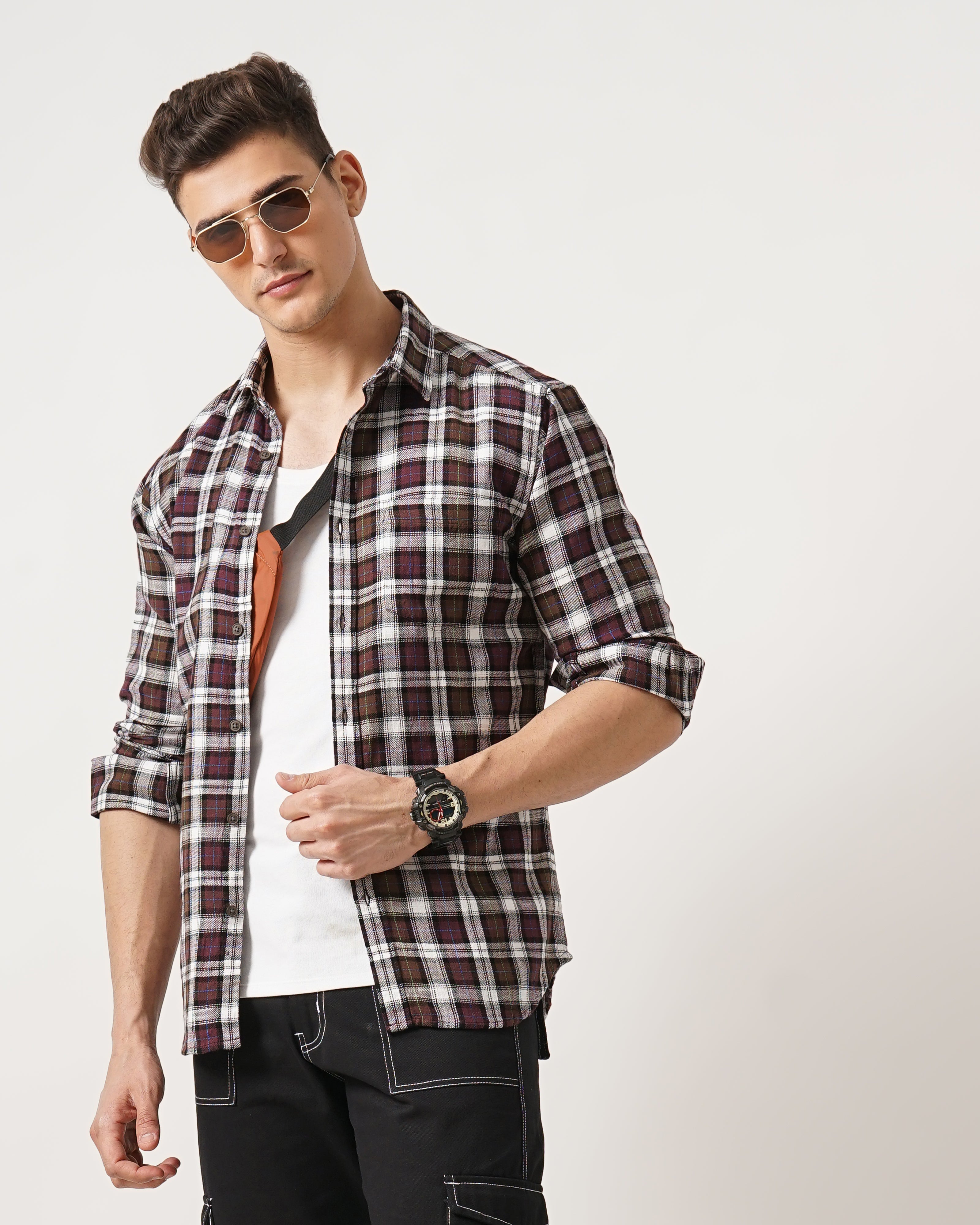 Men's Checks Shirt