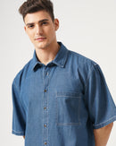 MEN'S OVERSIZED DENIM SHIRT