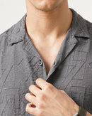 MEN'S SELF DESIGN SHIRT