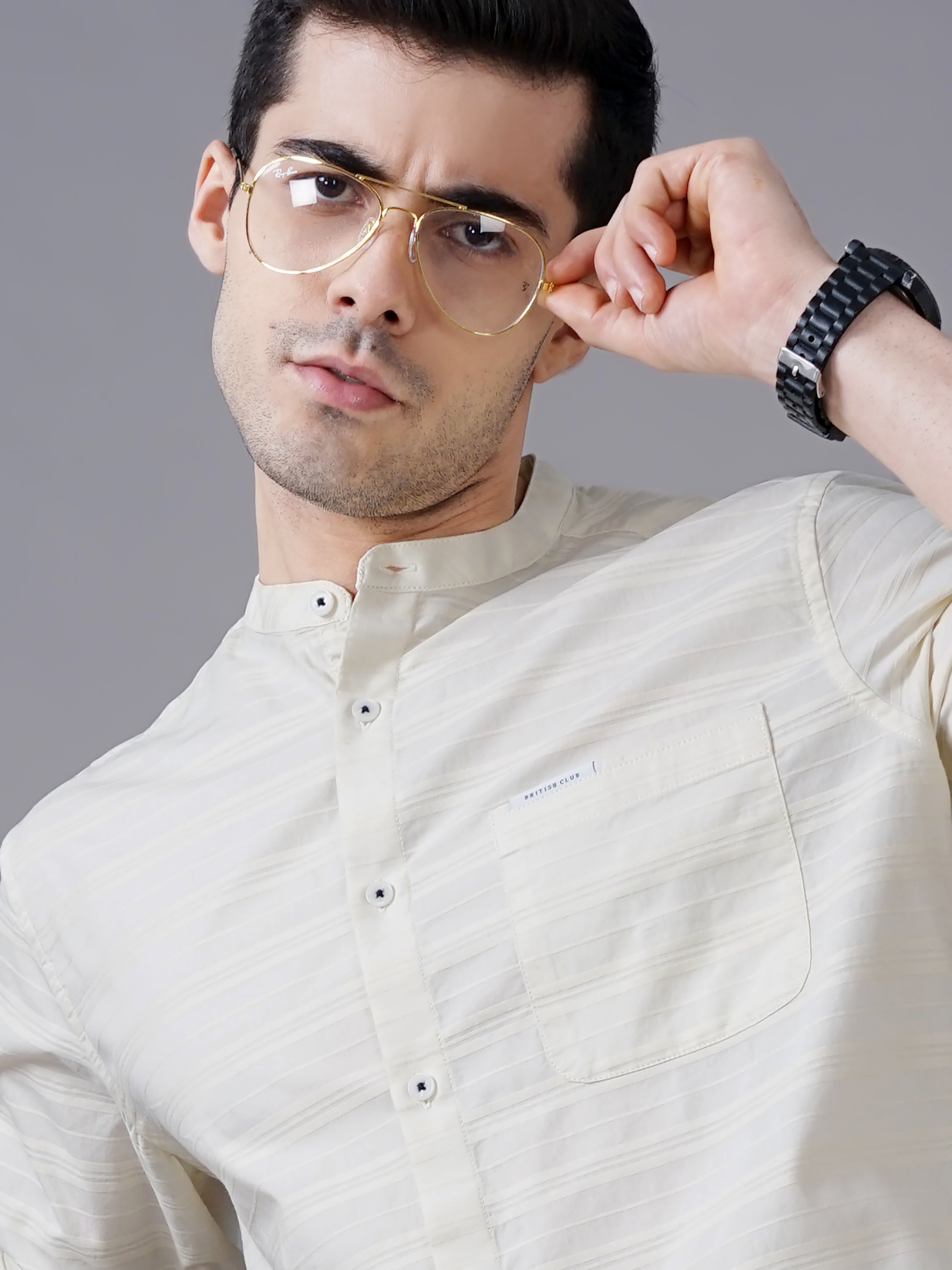 Men's Dobby stripes Shirt