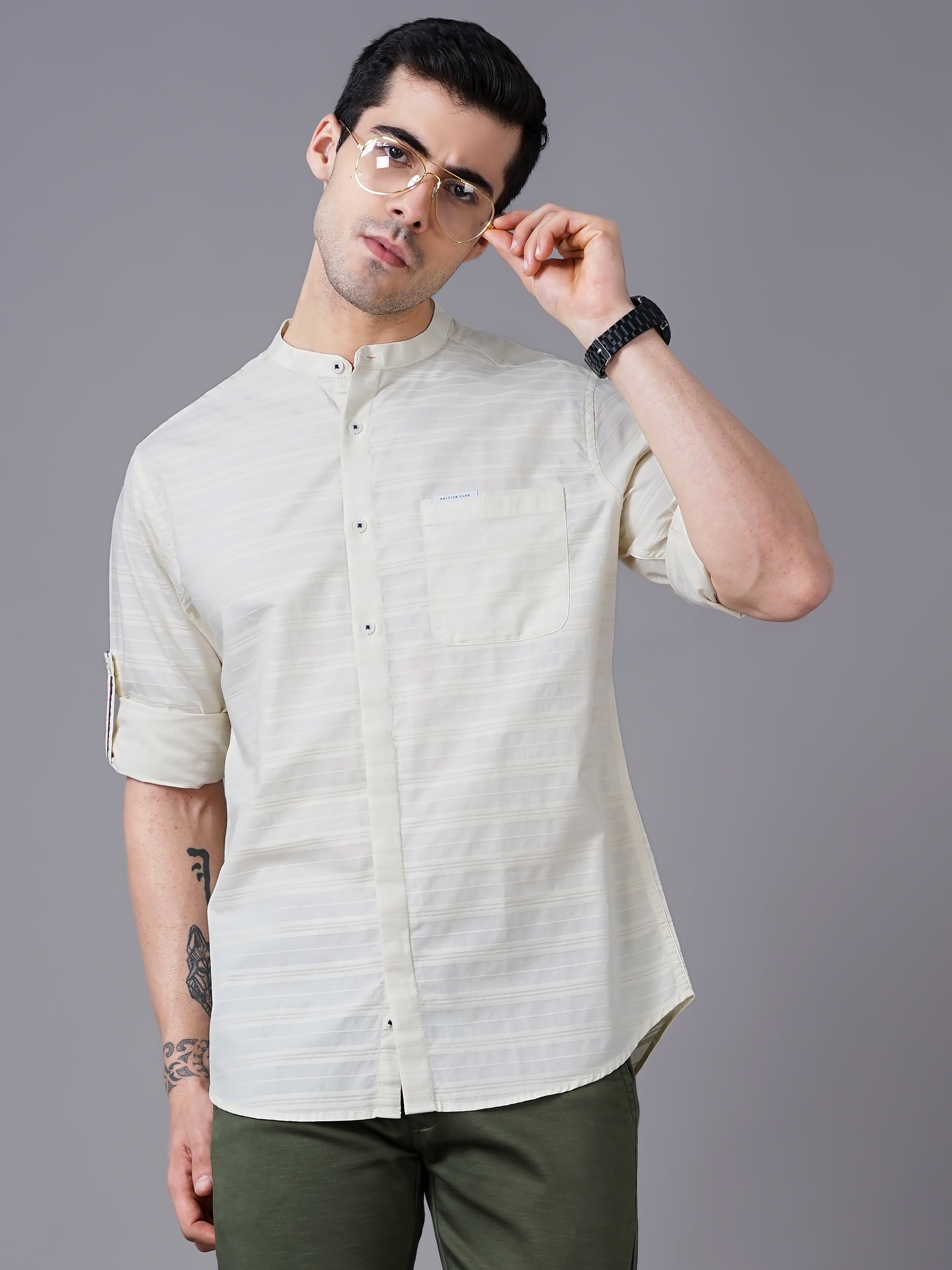 Men's Dobby stripes Shirt
