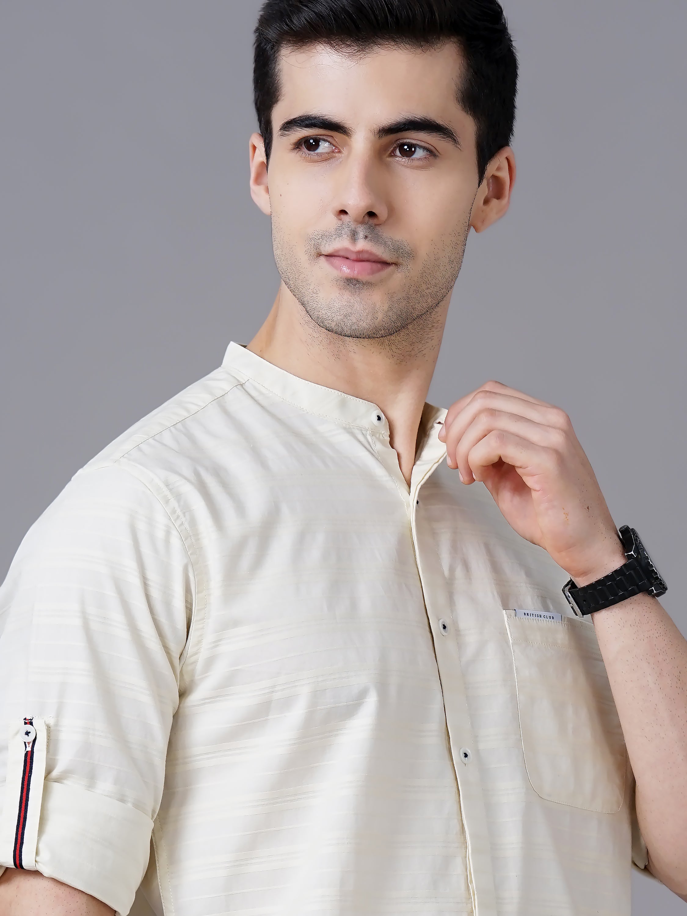 Men's Dobby stripes Shirt