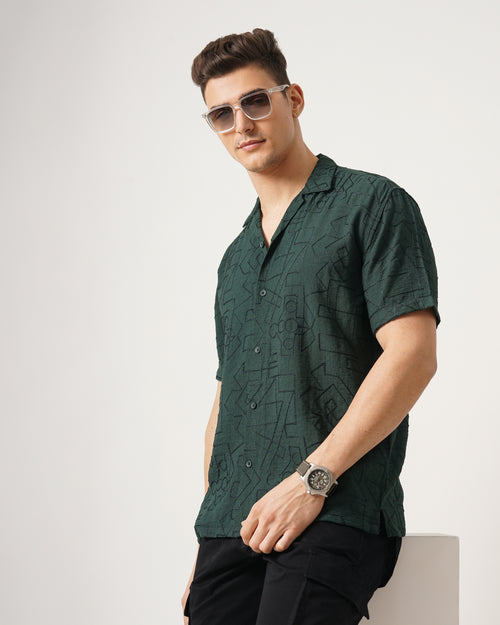 MEN'S SELF DESIGN SHIRT