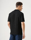 men's Self Design Shirt