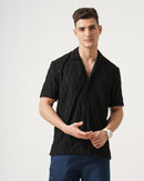 men's Self Design Shirt