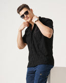 men's Self Design Shirt
