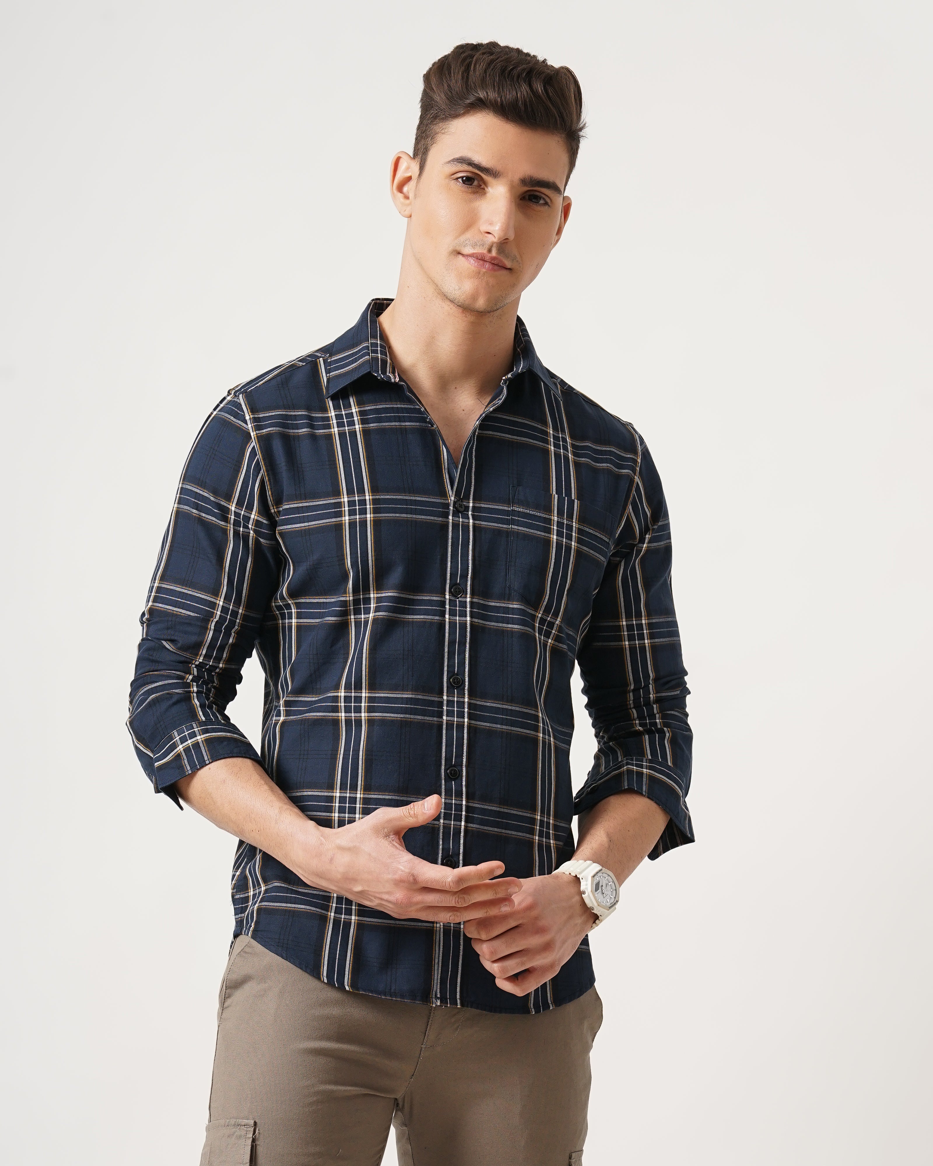 MEN'S CHECKS SHIRT