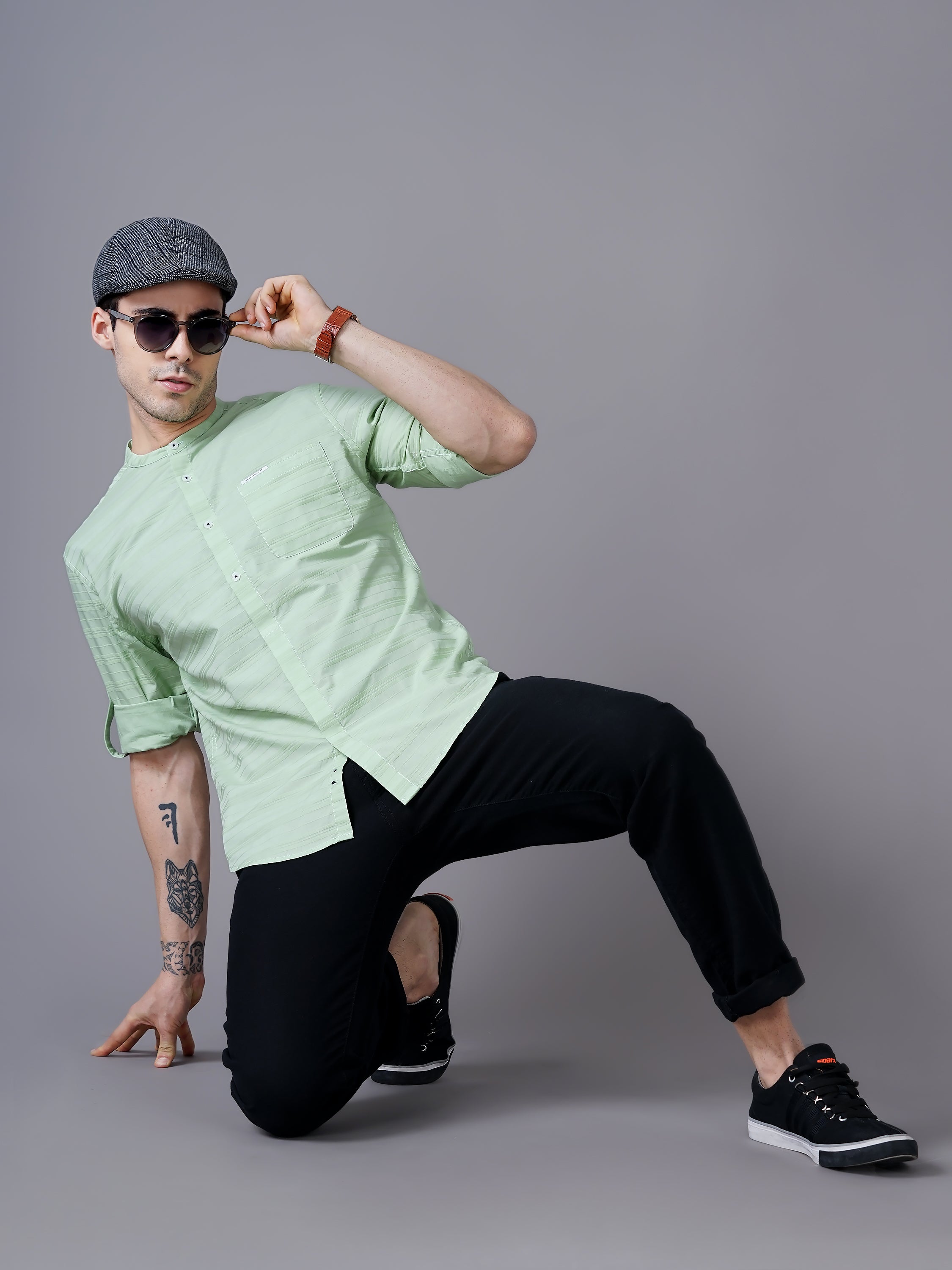 Men's Dobby stripes Shirt