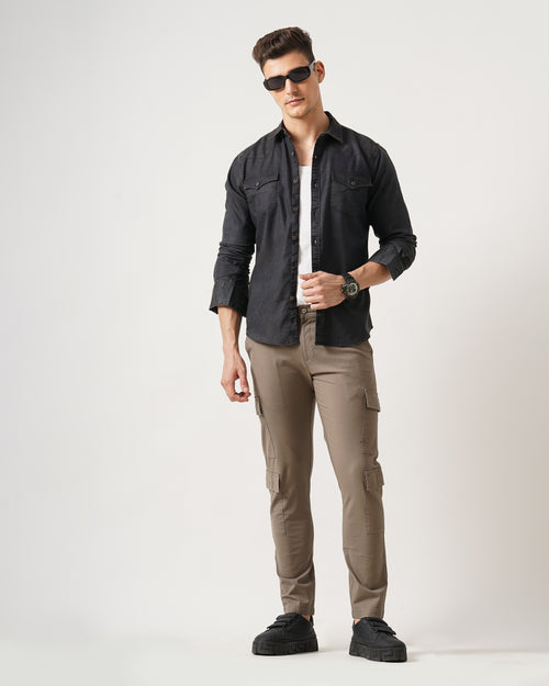Men's Solid Casual Shirt