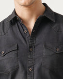 Men's Solid Casual Shirt