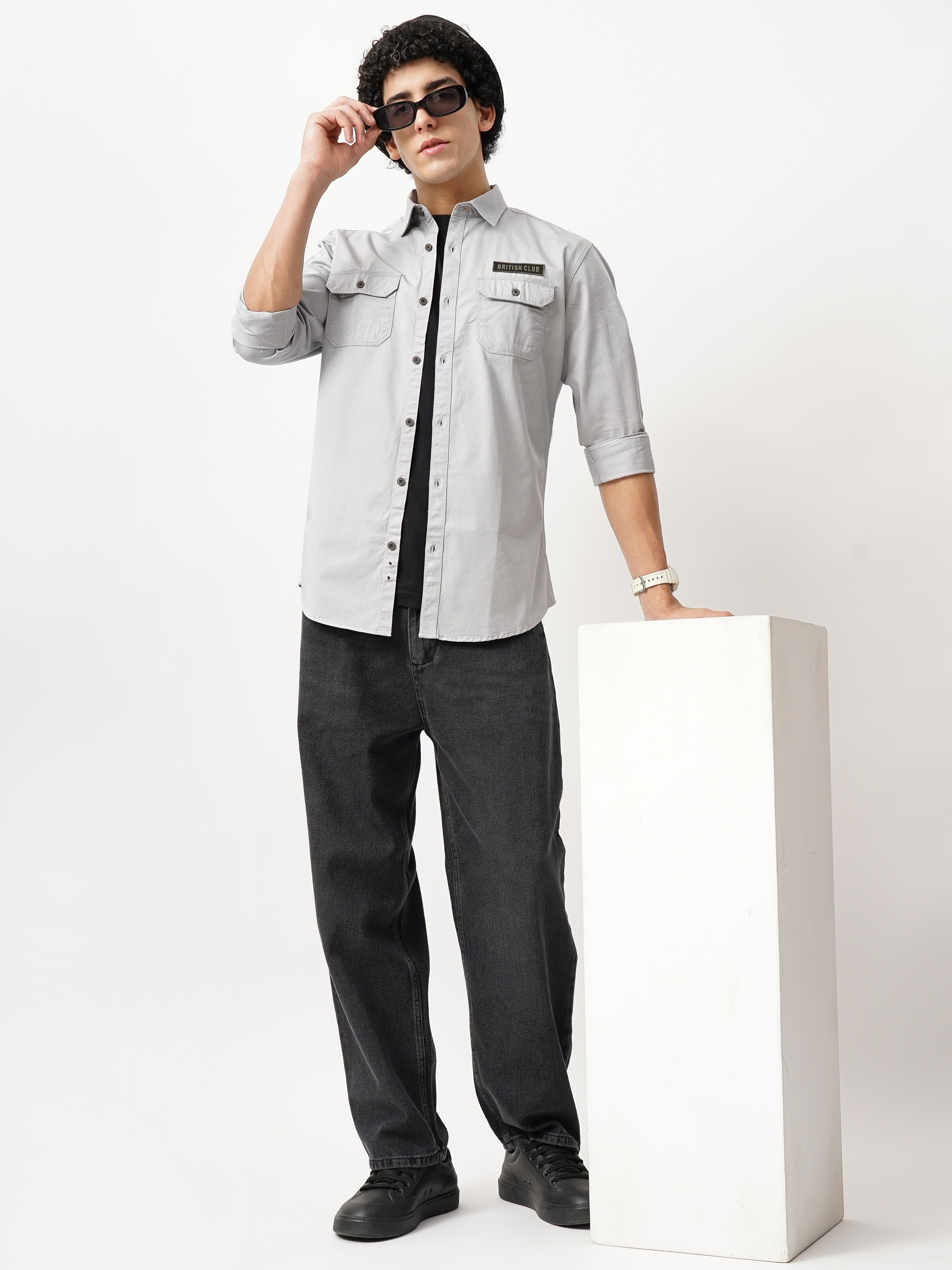 Men's Twill Plain Shirt