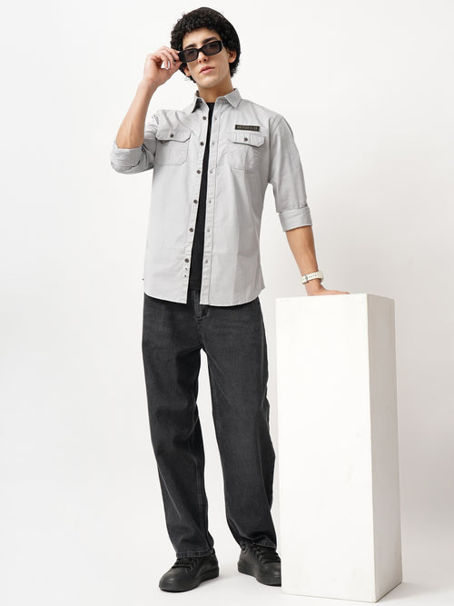 Men's Twill Plain Shirt