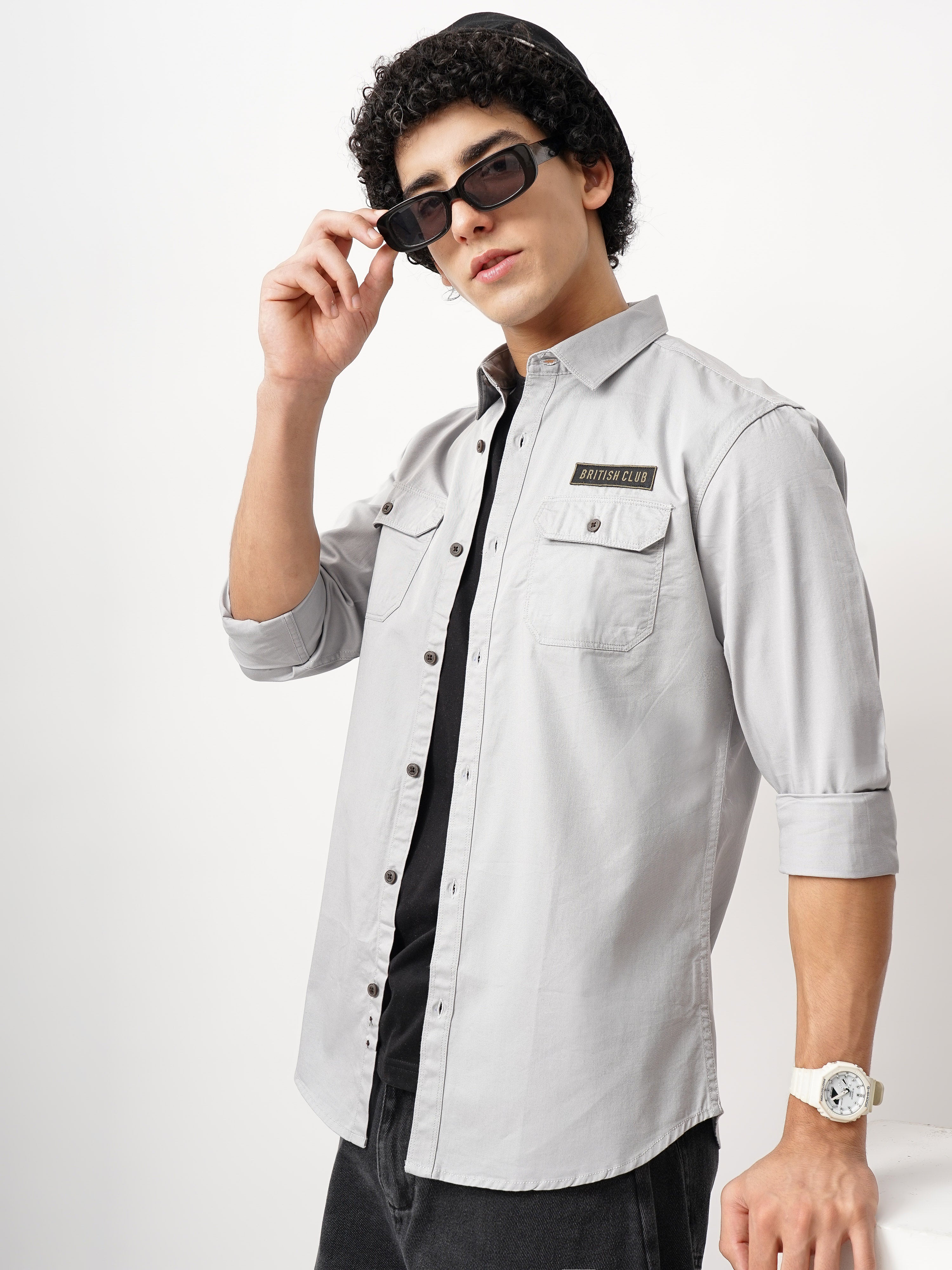 Men's Twill Plain Shirt
