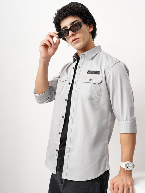 Men's Twill Plain Shirt