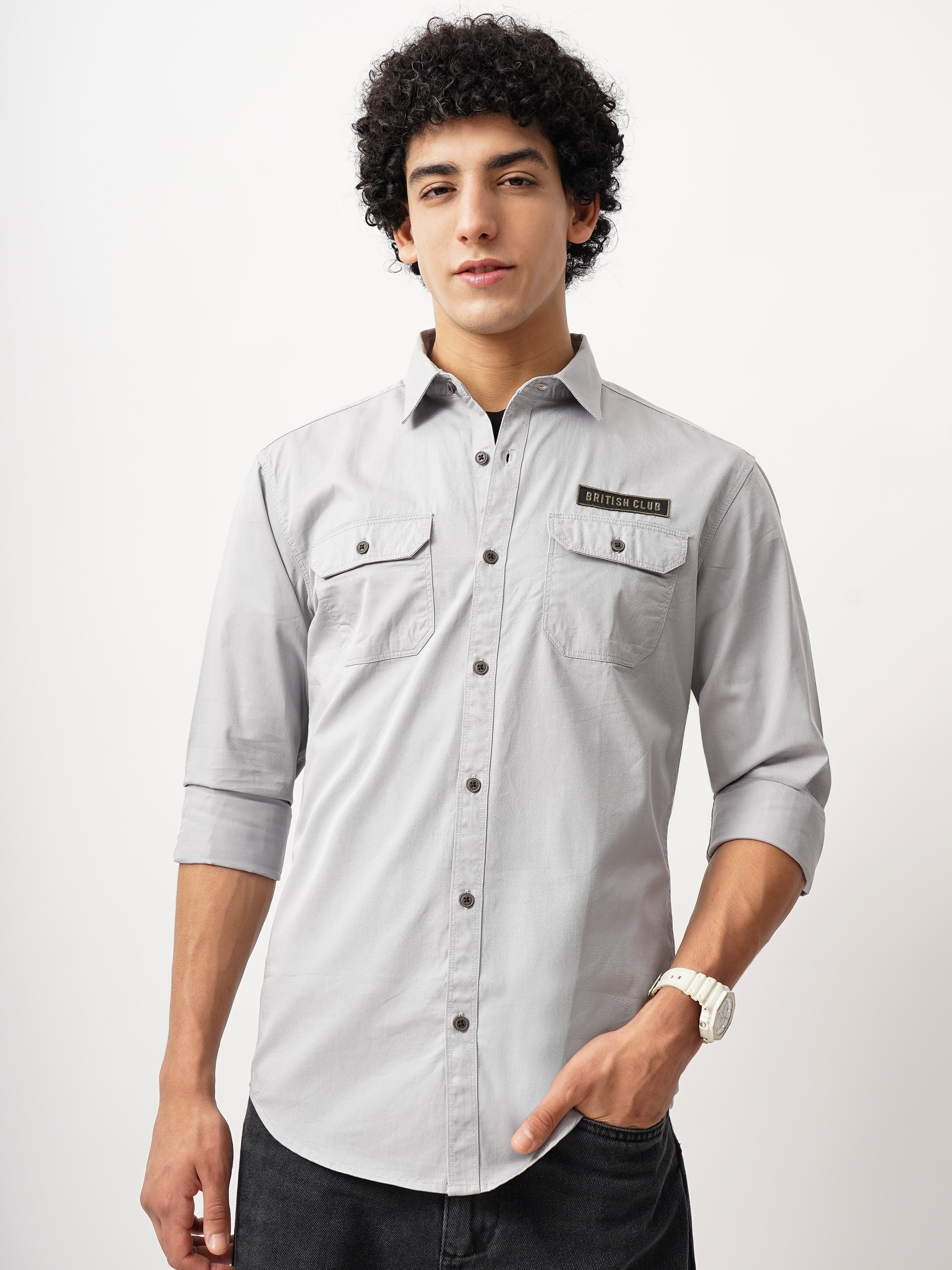 Men's Twill Plain Shirt