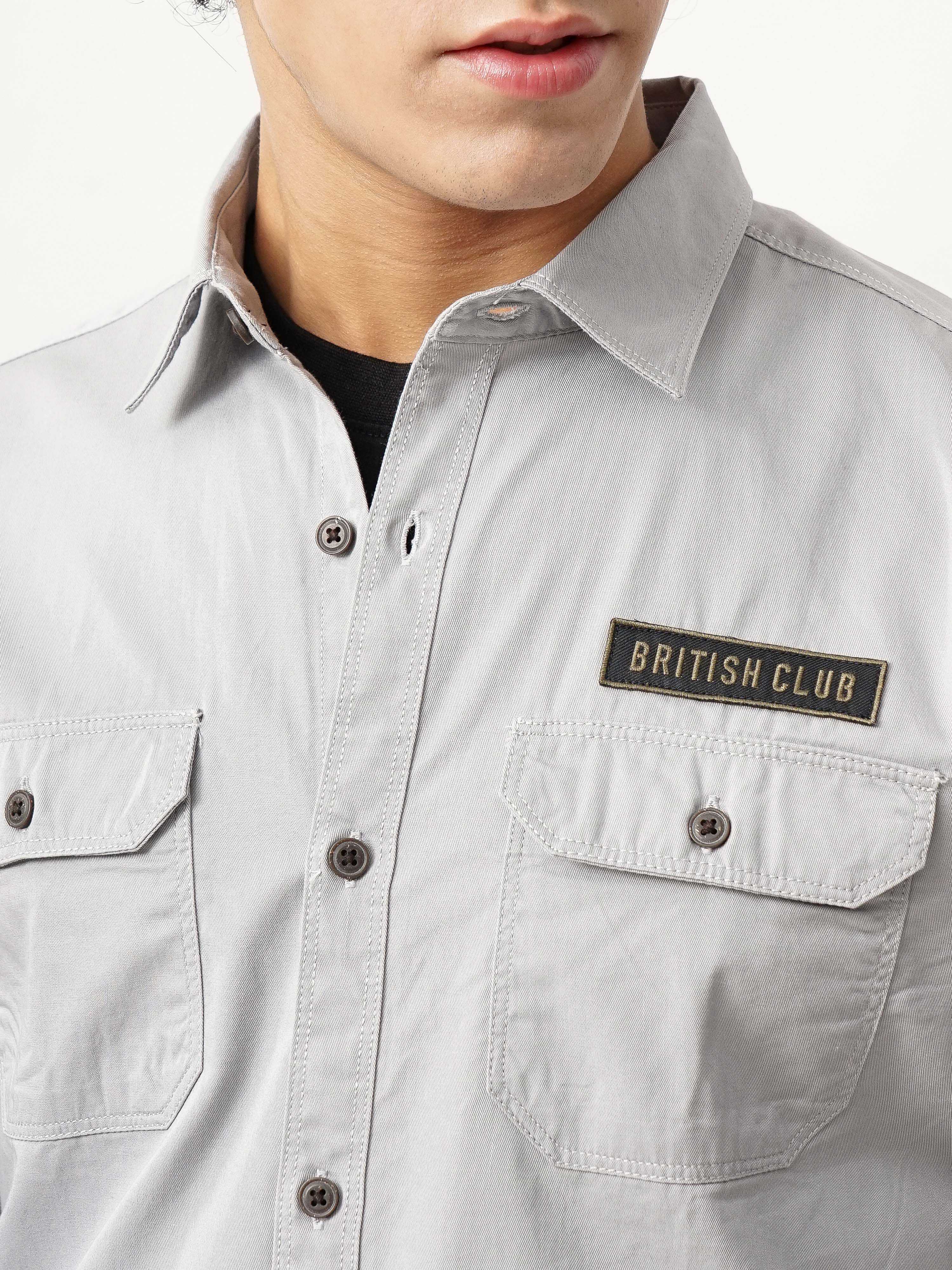 Men's Twill Plain Shirt